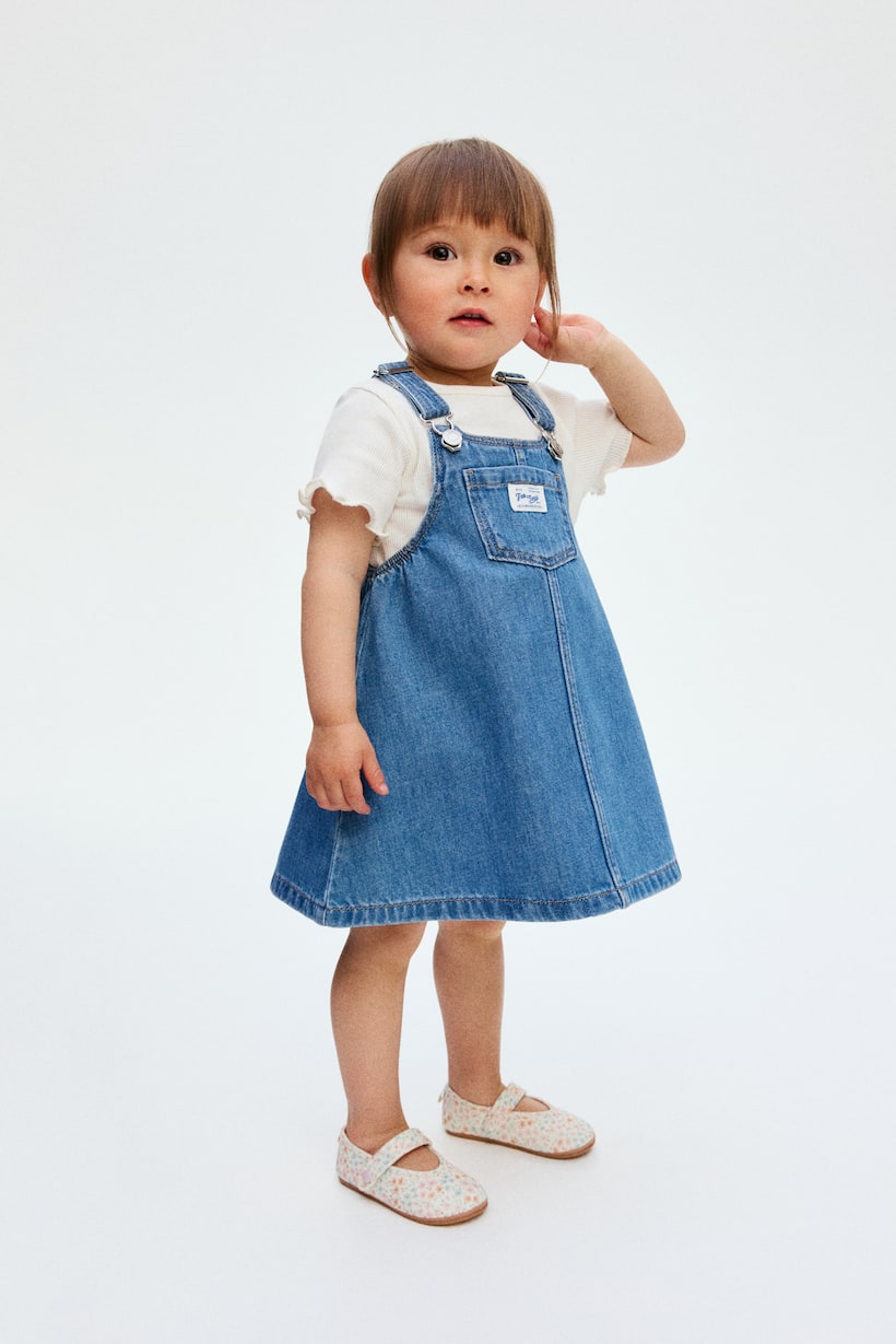Overall Dresses for Baby Girls Denim More H&M US