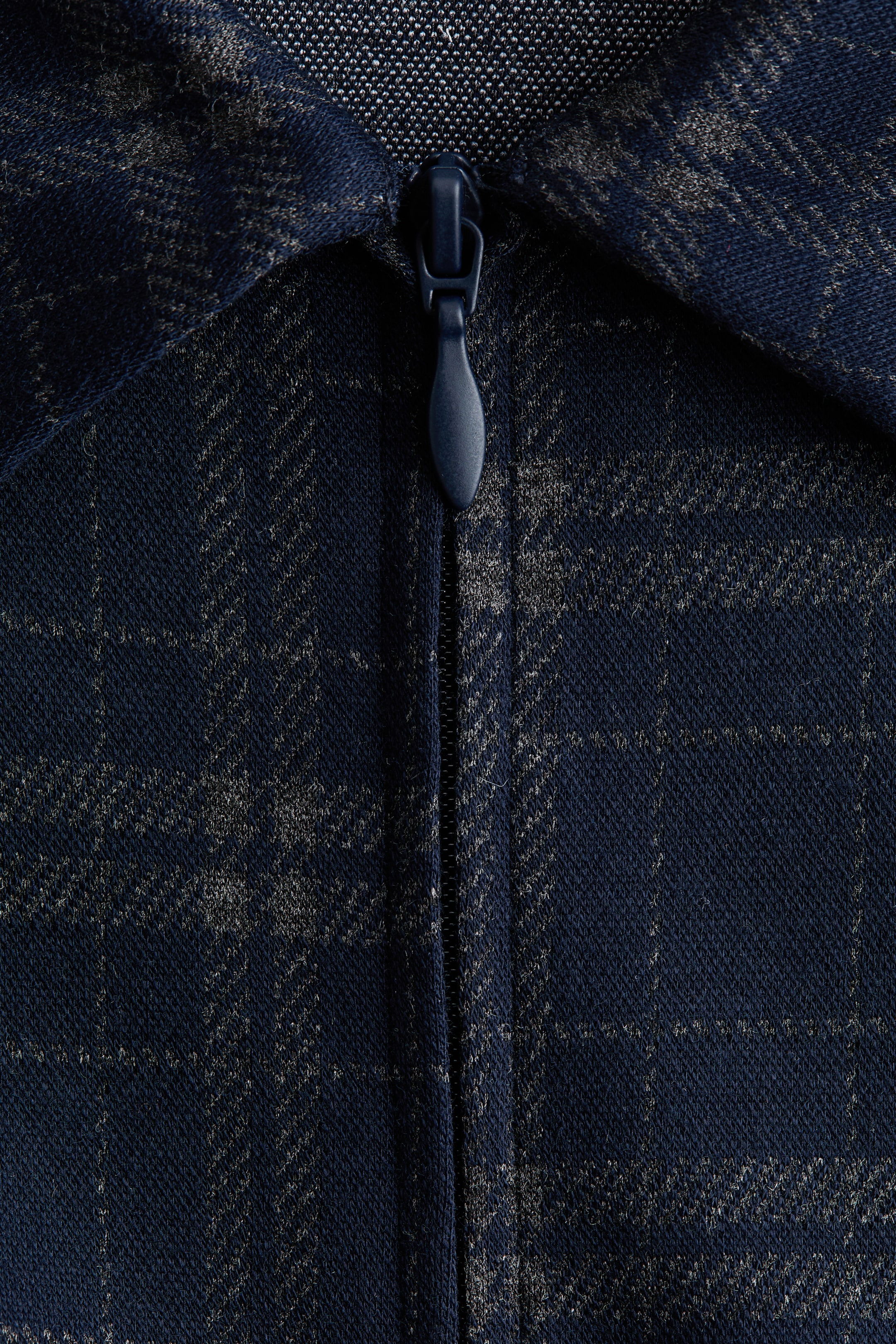 Viscose-Blend Top with Zipper