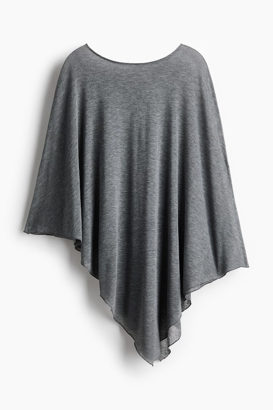 Женские топы H&M Asymmetric Cape Top