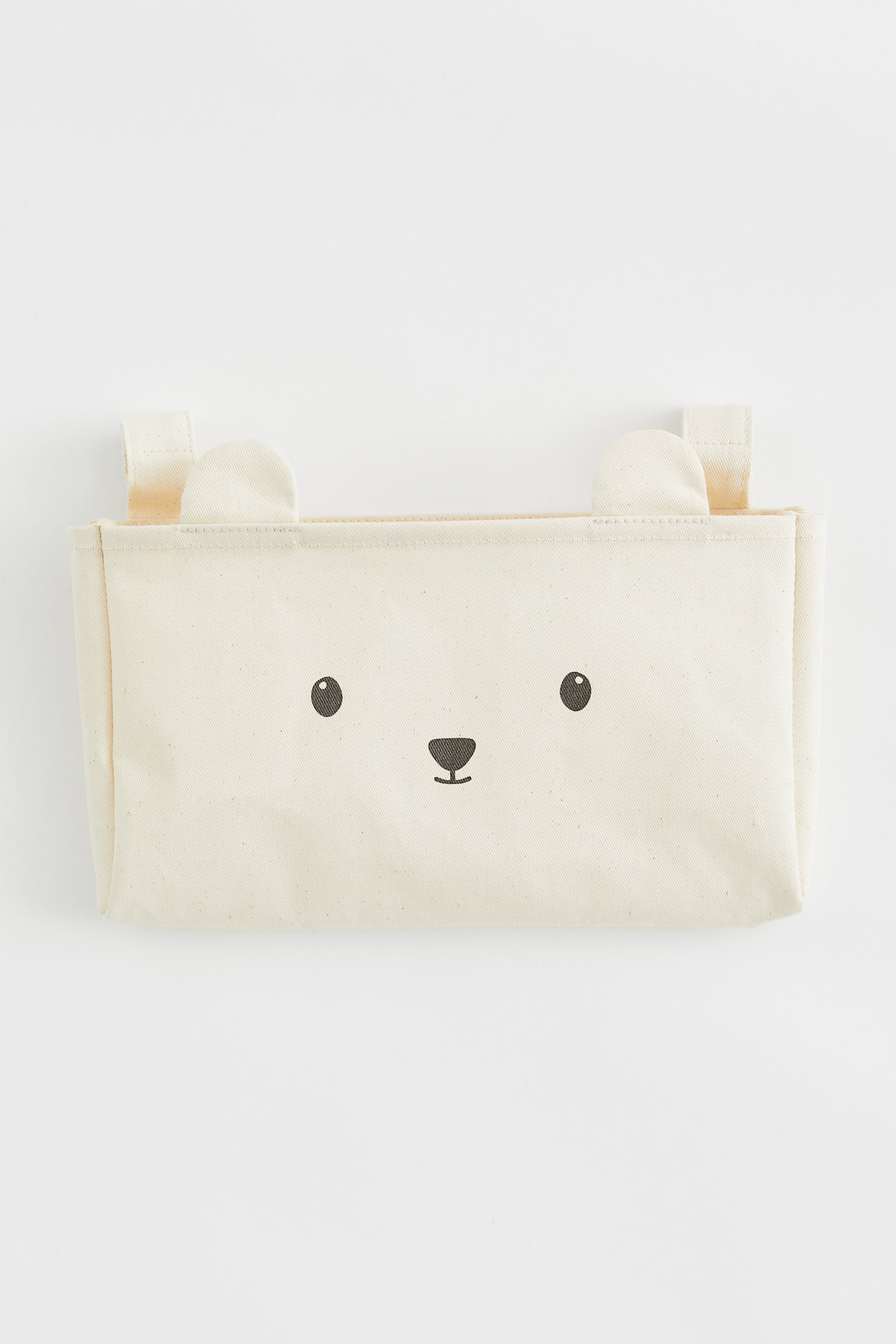 Bolsa arrumação para pendurar - Creme/Urso - 1