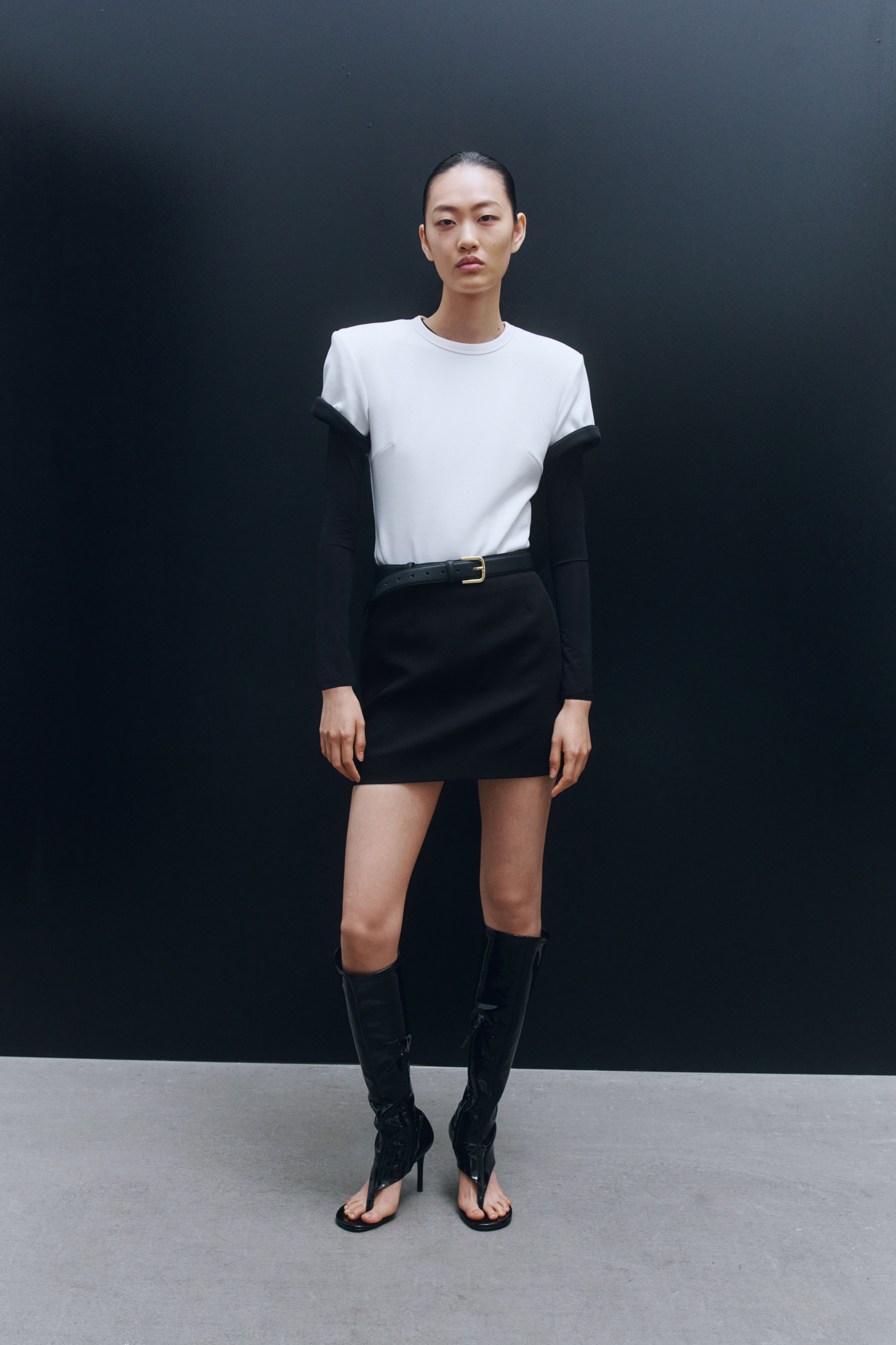 Wool Mini Skirt