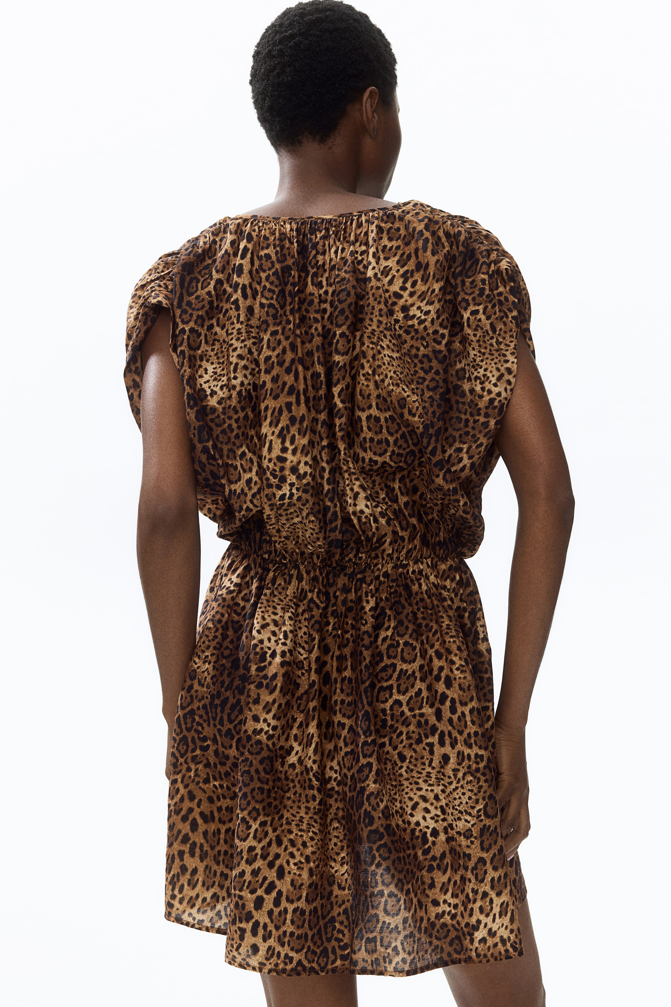 Viscose-Blend Tunic Dress