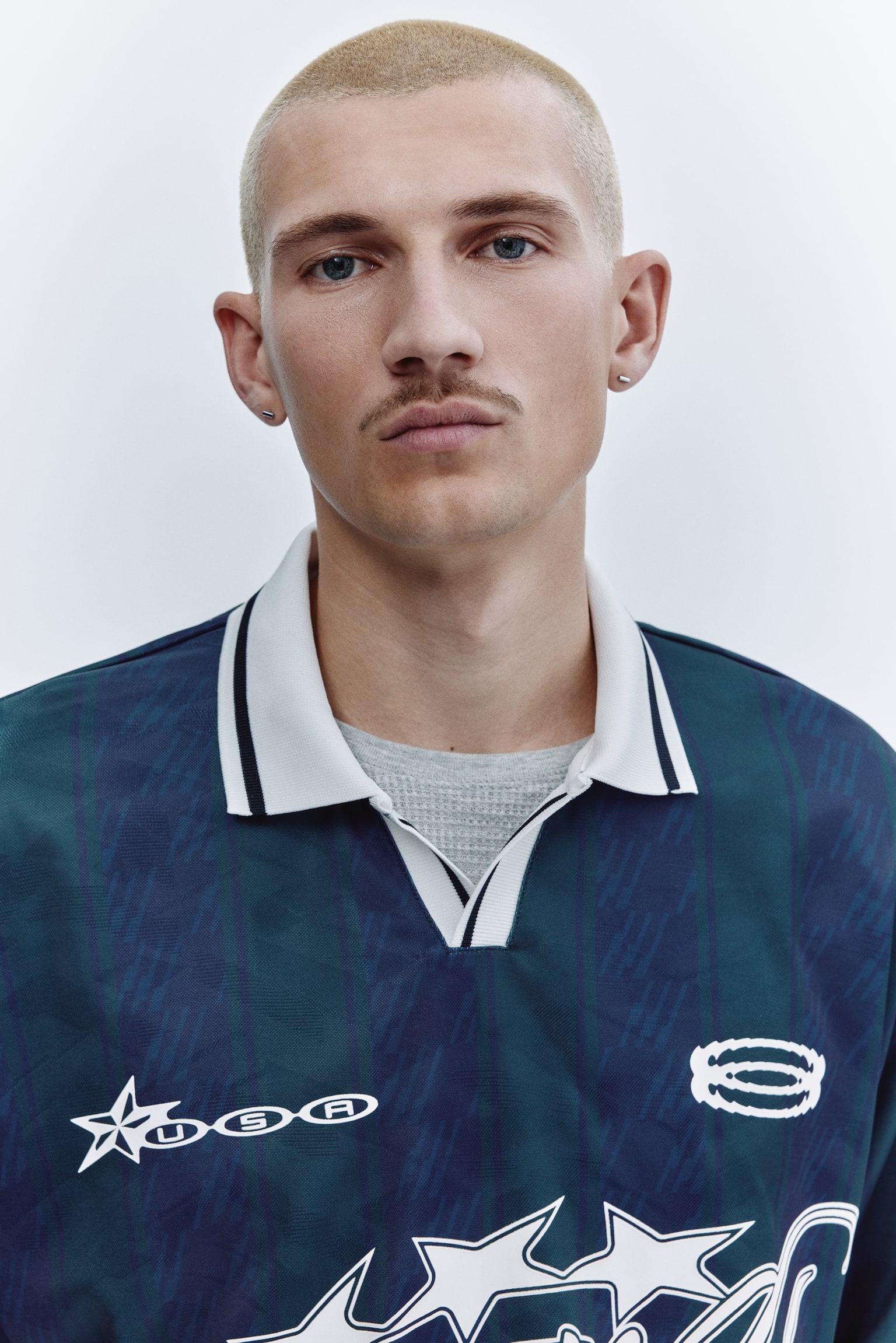 Loose Fit Football shirt - Dark blue/Run Wild - 3