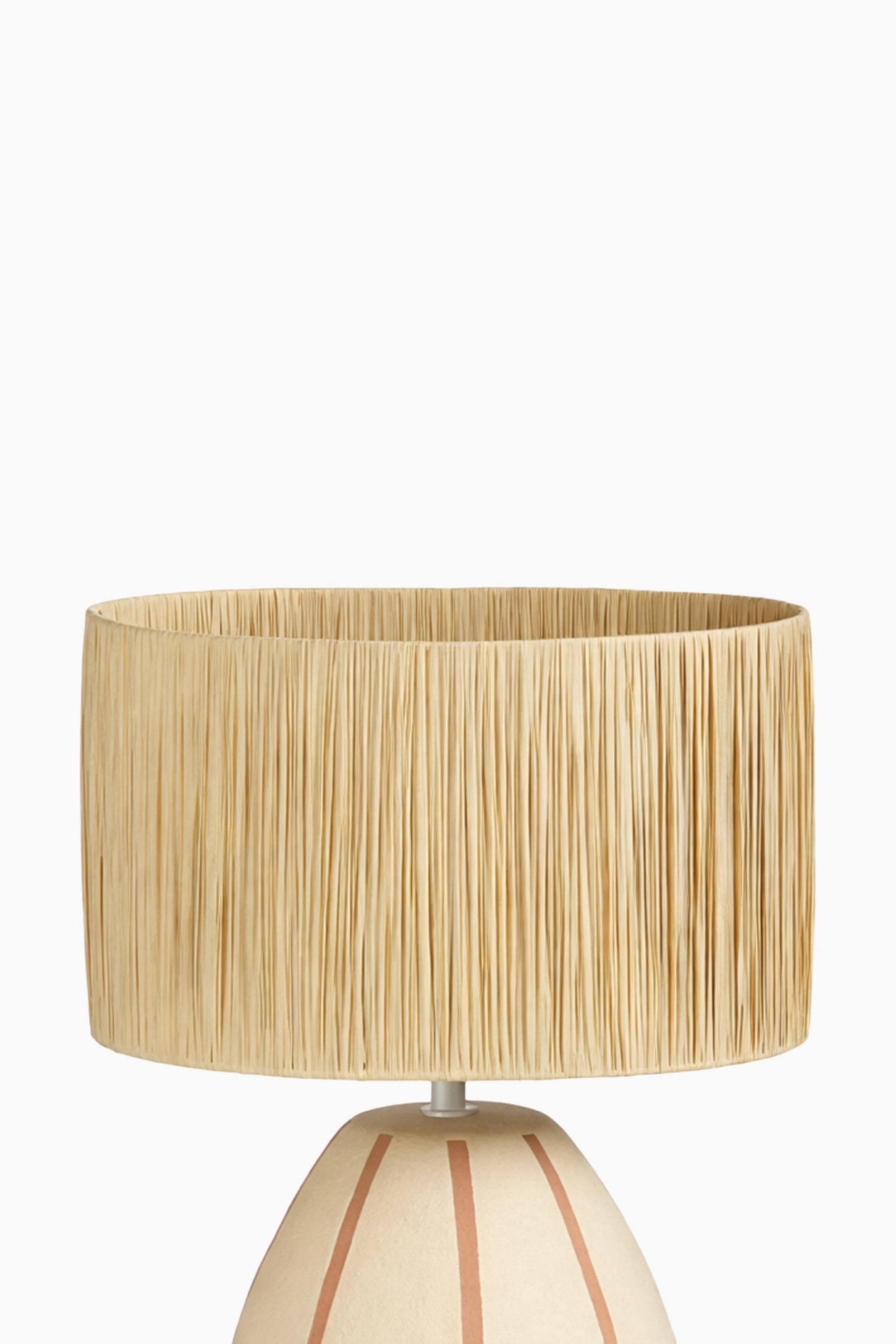 Keramisk Bordslampa-Beige - 6