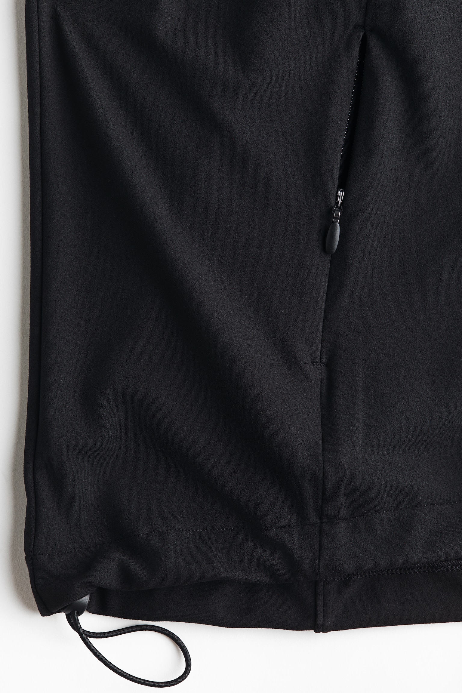 Sports track jacket with SoftMove™ - Black/Warm brown - 3