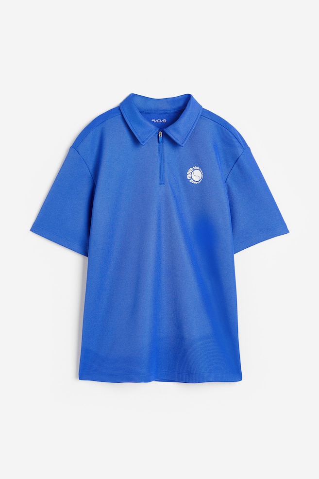 DryMove™ tennisskjorte - Blå - 1