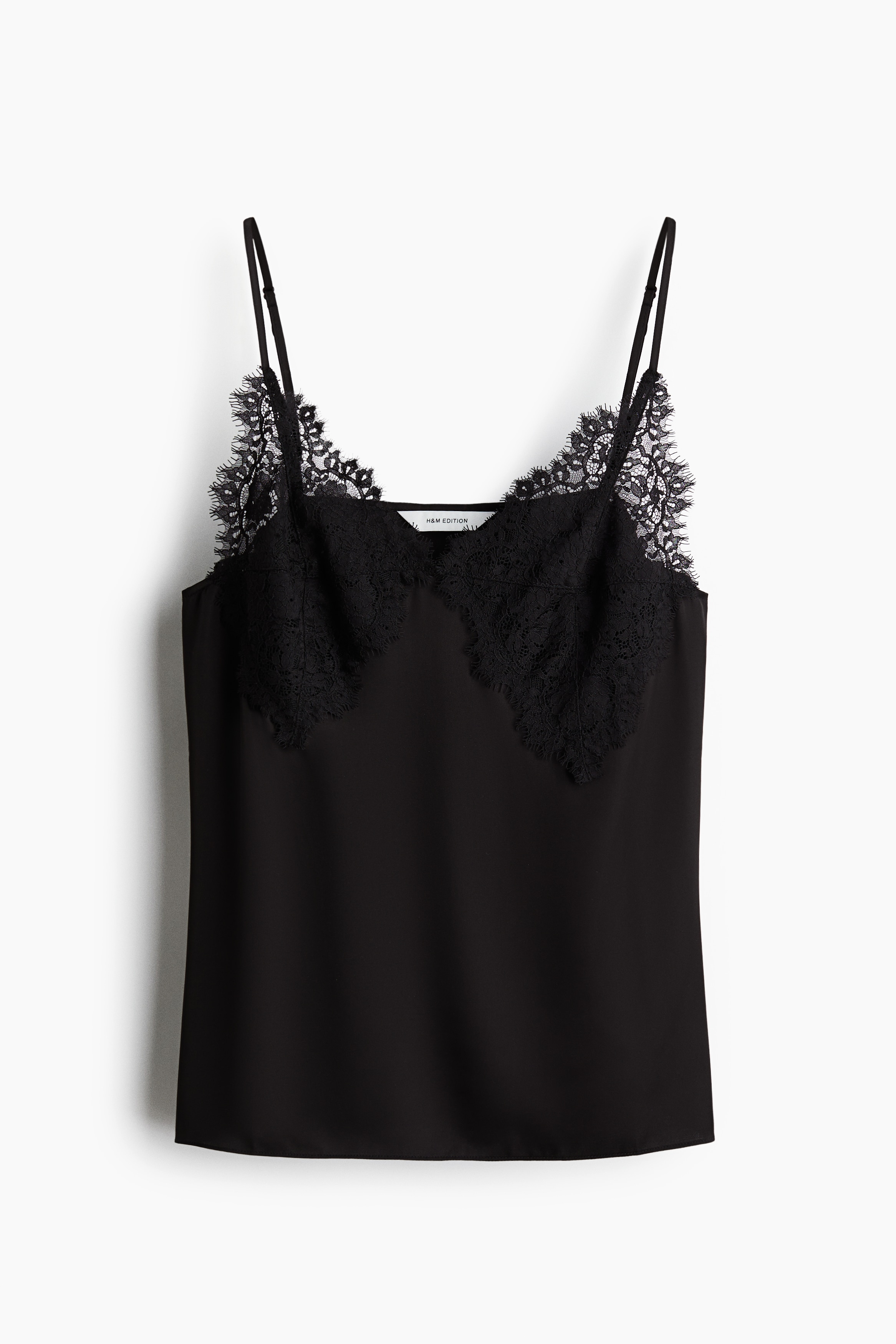 AND MARY Everyday lace camisole BLACK Lace Camisole | Black