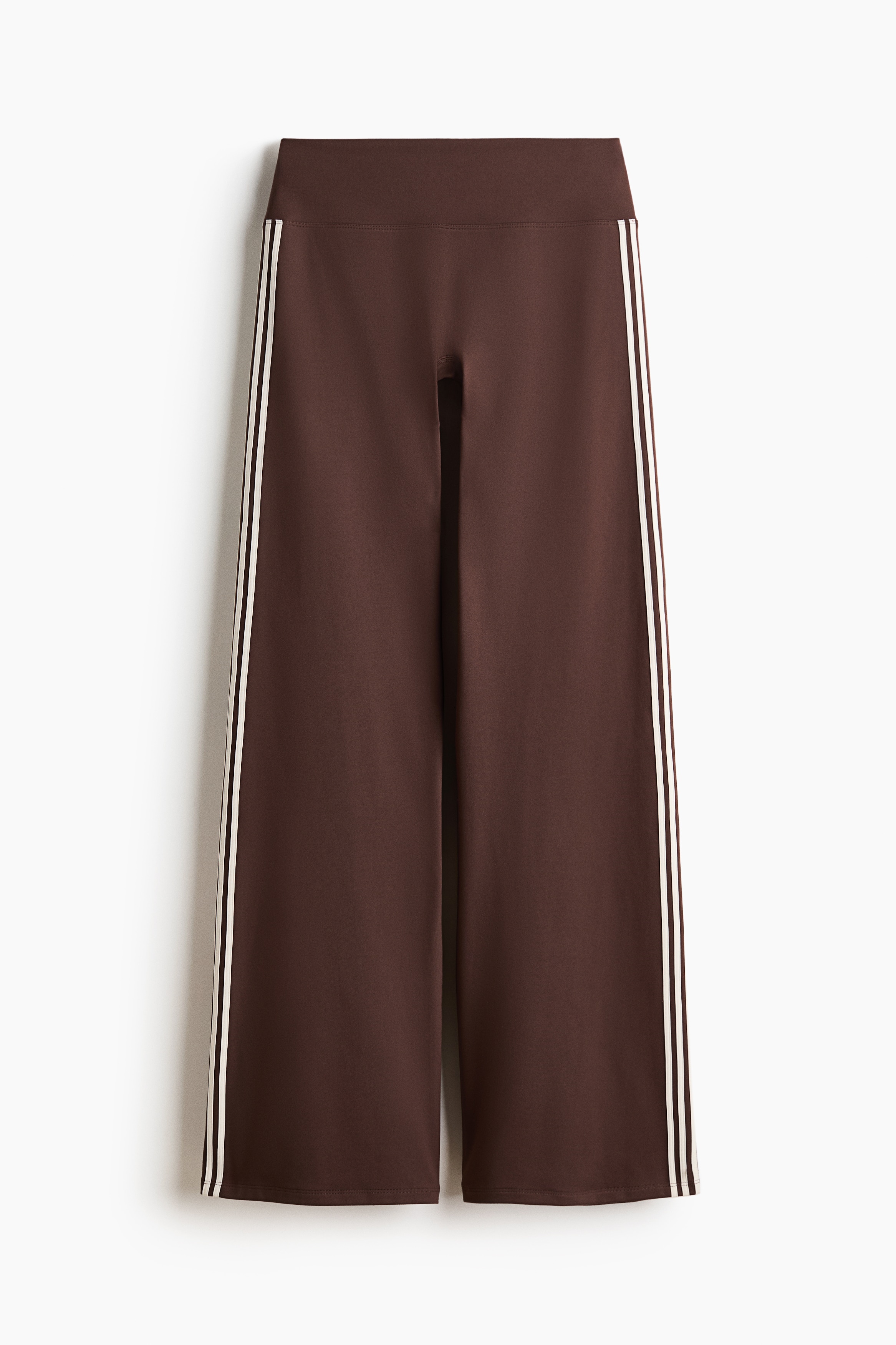Vida träningsleggings med SoftMove™ - Ljus chokladbrun/Randig