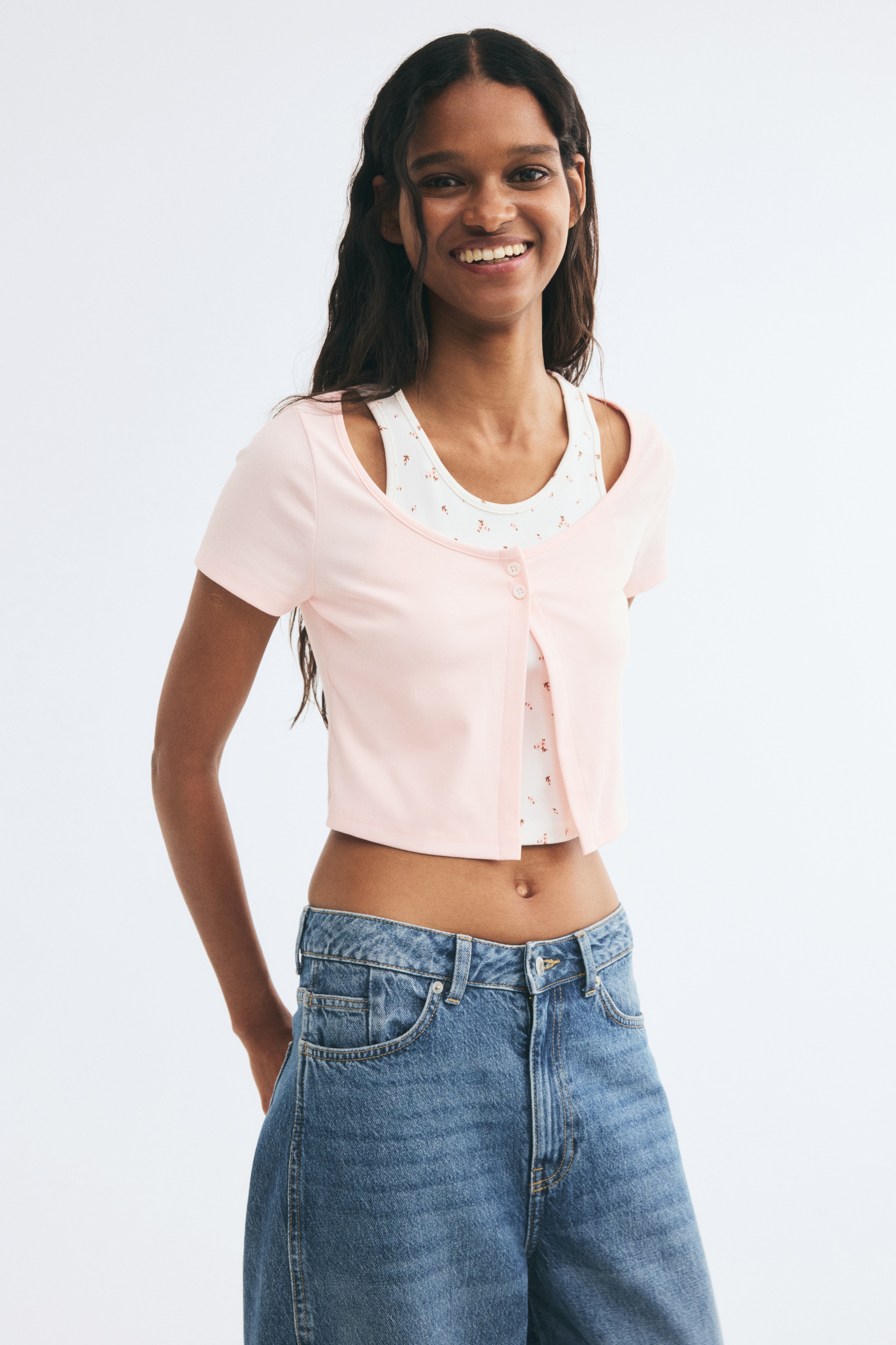 レディース 花柄トップス | 花柄 T シャツ 他 | H&M JP