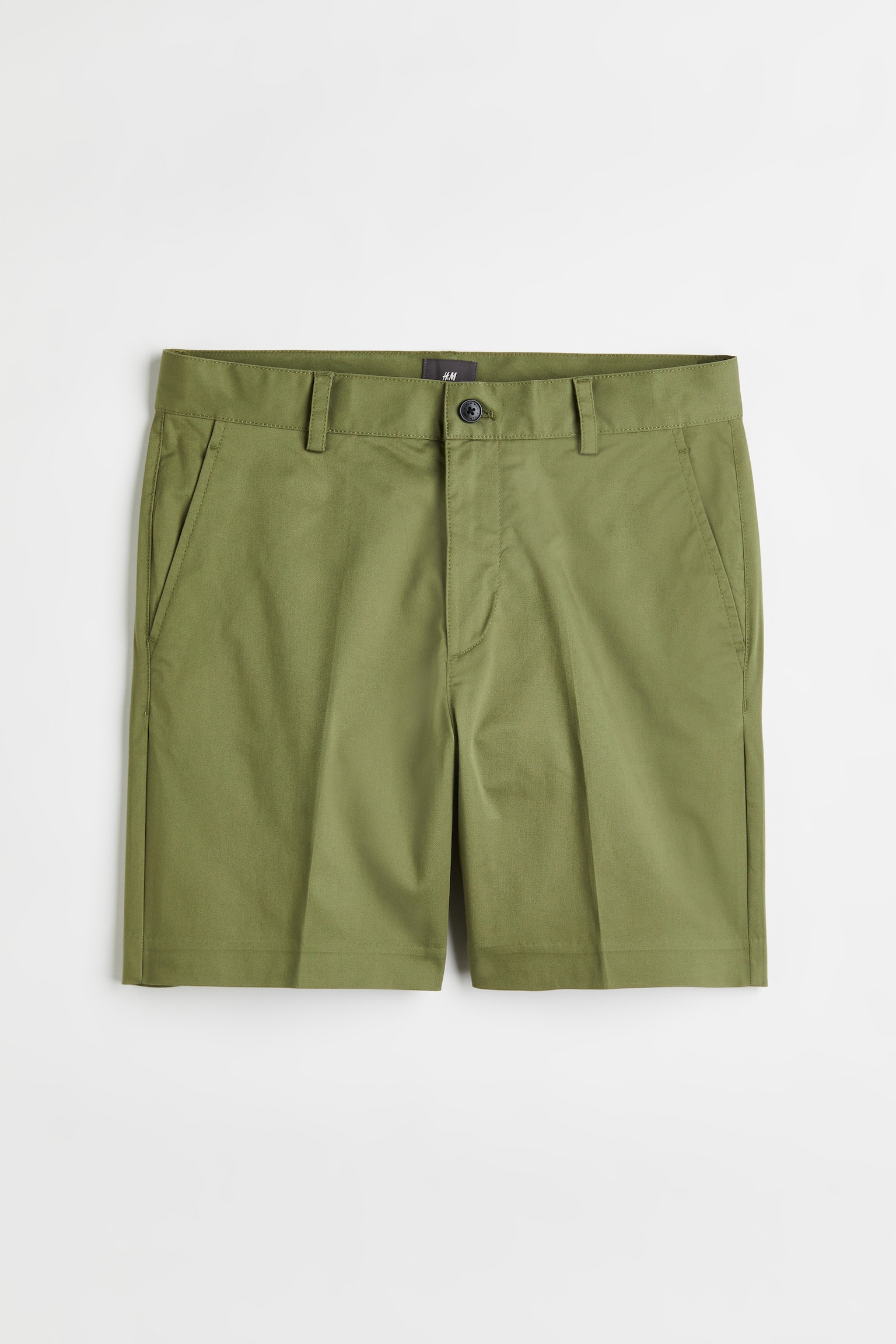 Regular Fit Chino Shorts - Khaki green/Beige/Teal/Burnt orange/Navy blue - 1