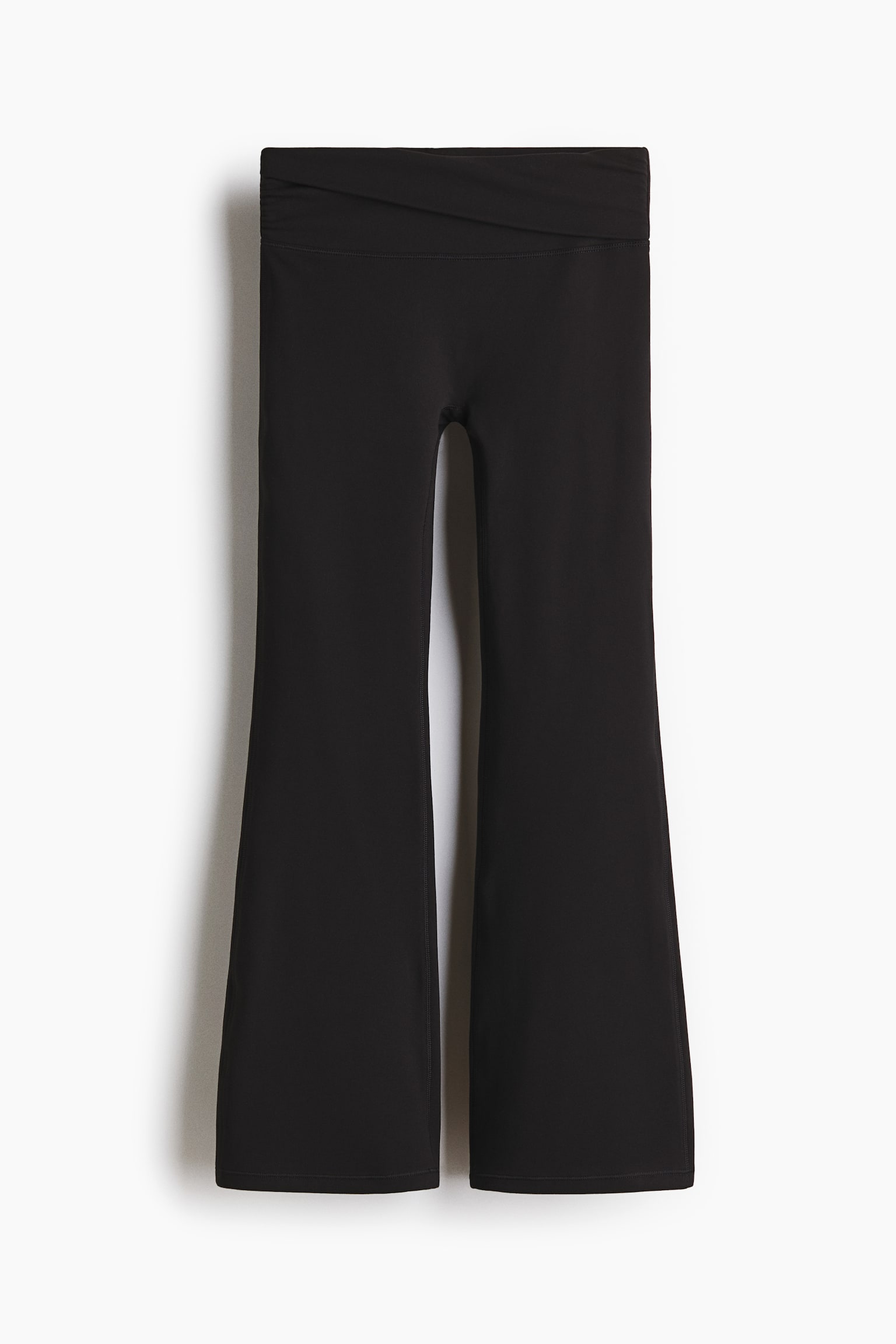 Розкльошені легінси для йоги SoftMove™ - Чорний/Білий - 2