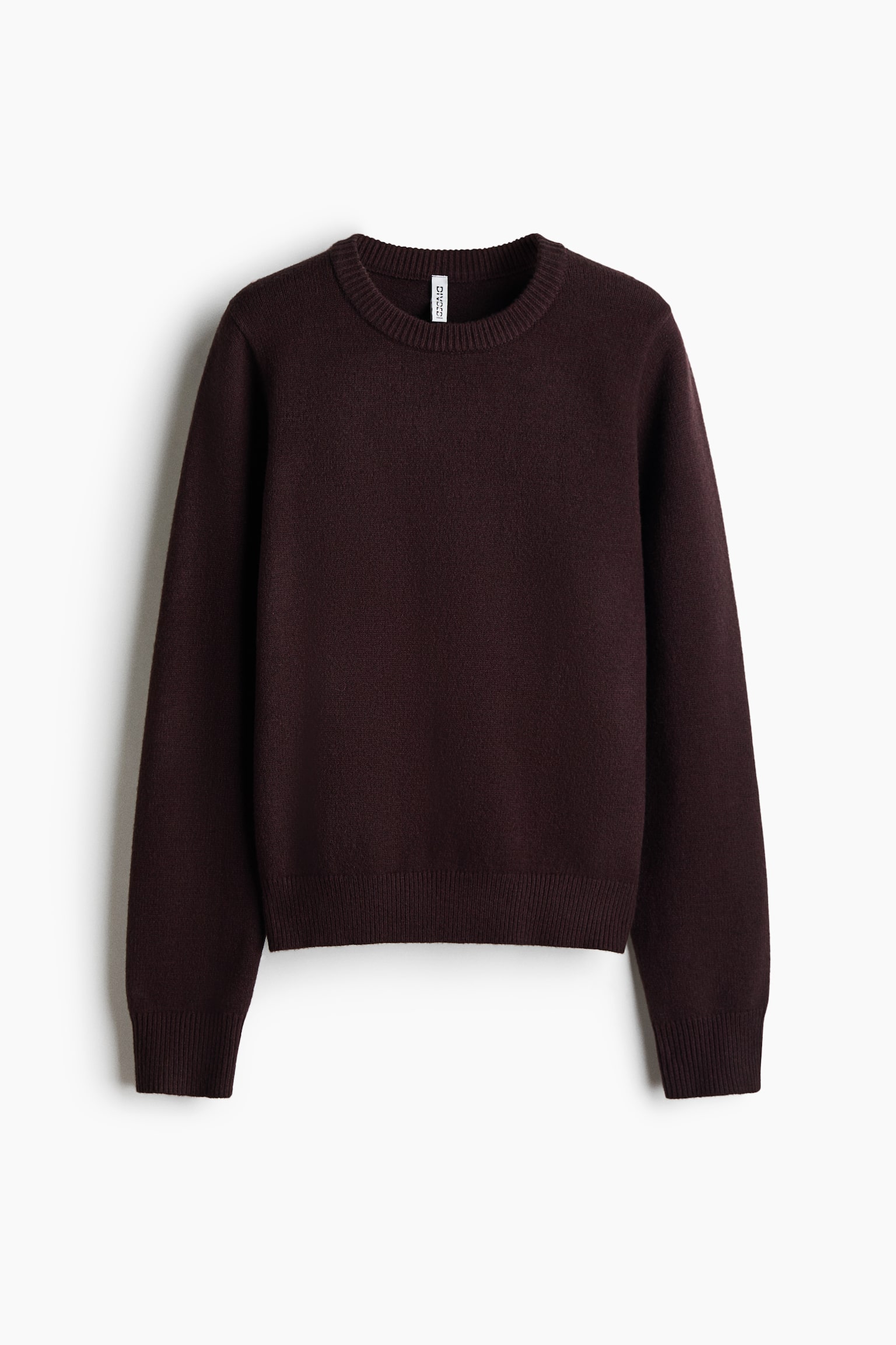 Женский свитер H&M Sweater, цвет: Тёмный коричневый — фото 1