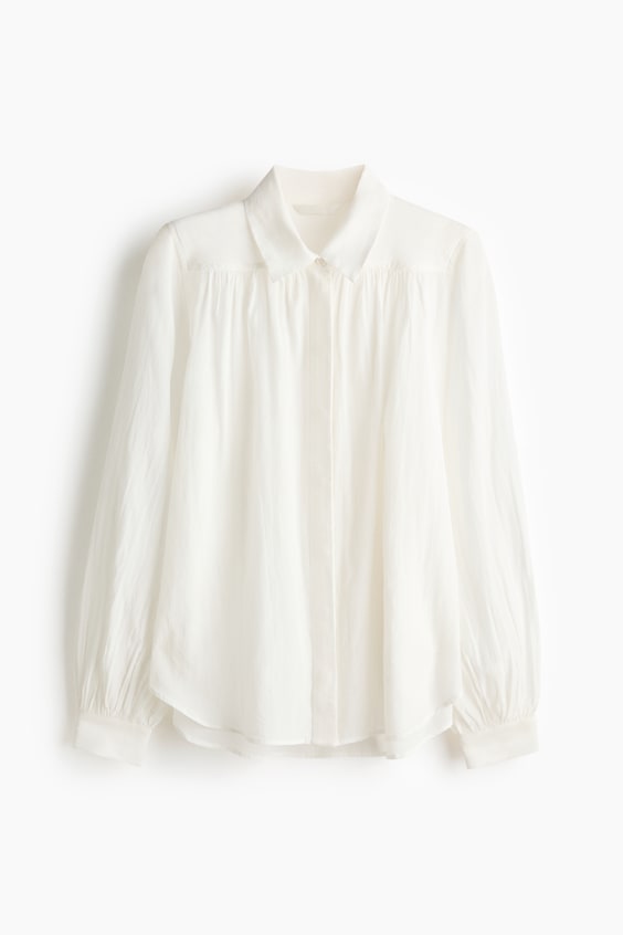 Женские блузки H&M Gathered Blouse