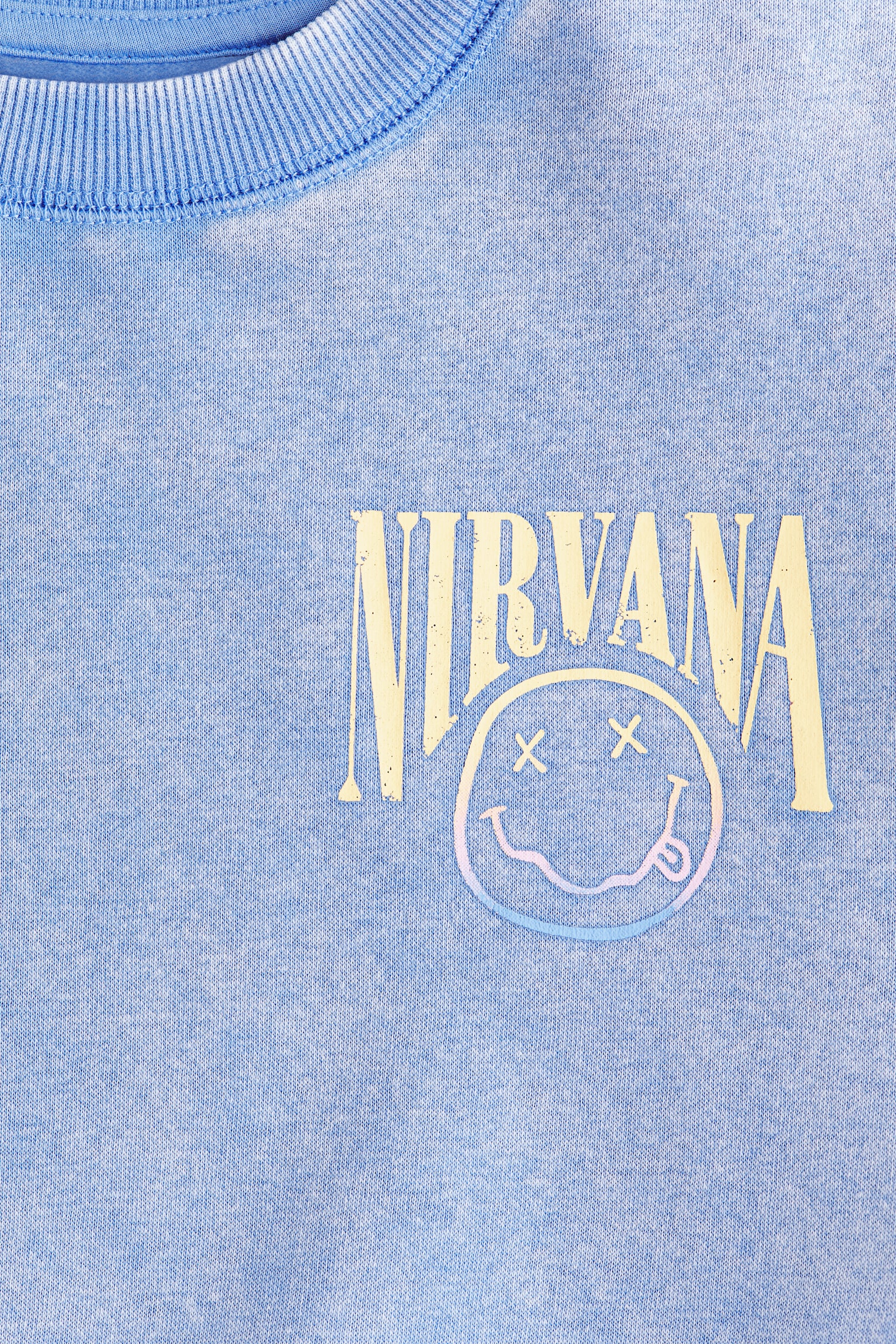 Sudadera oversized con diseño - Azul/Nirvana/Verde claro/SmileyWorld®/Azul tenue/Lilo & Stitch/Gris oscuro/KPop Demon Hunters/Gris oscuro/Pusheen the Cat/Azul claro/Cinnamoroll - 2