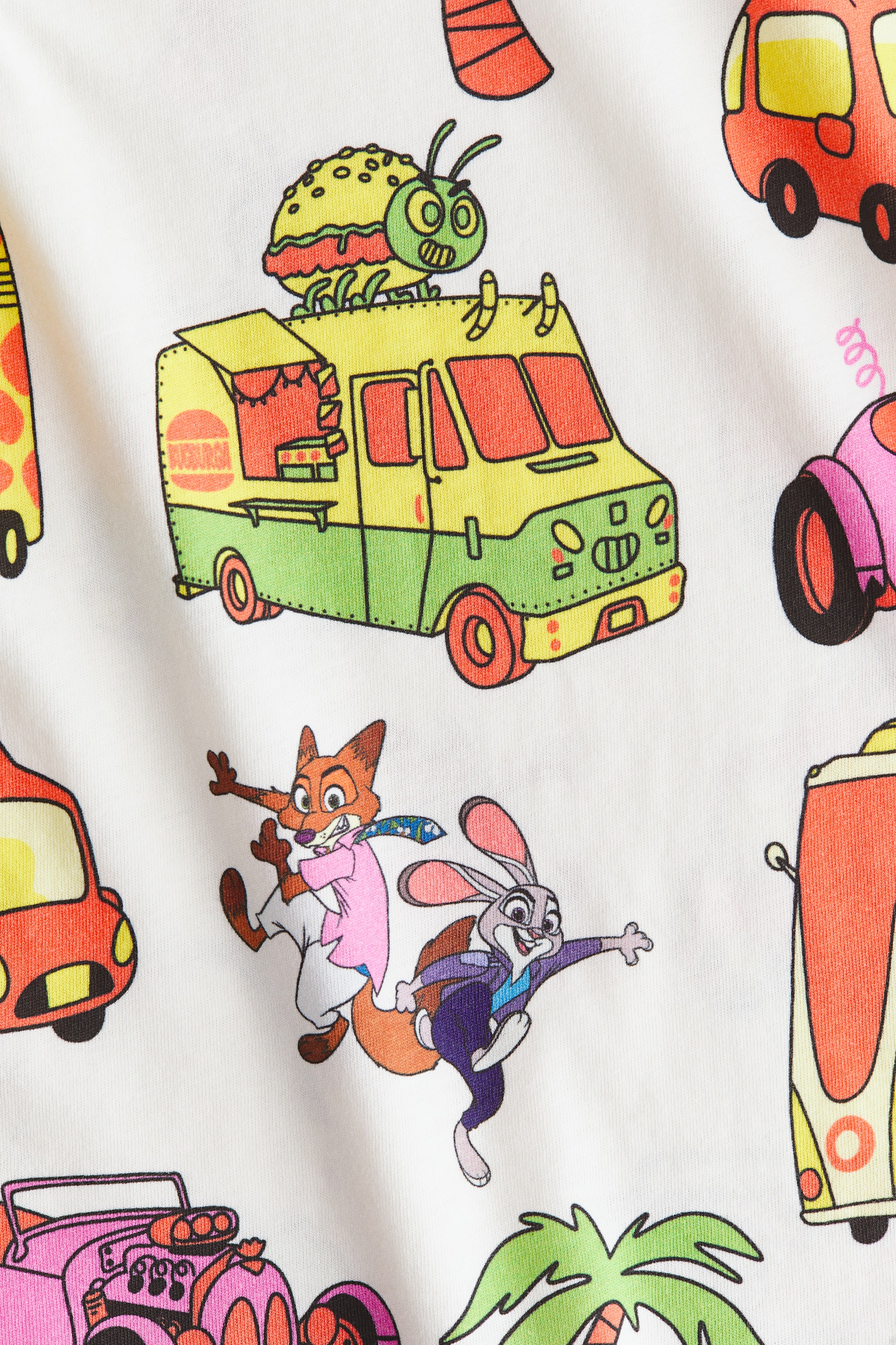 View larger image: Printed cotton T-shirt - White/Zootopia - Kids | H&M SG 5