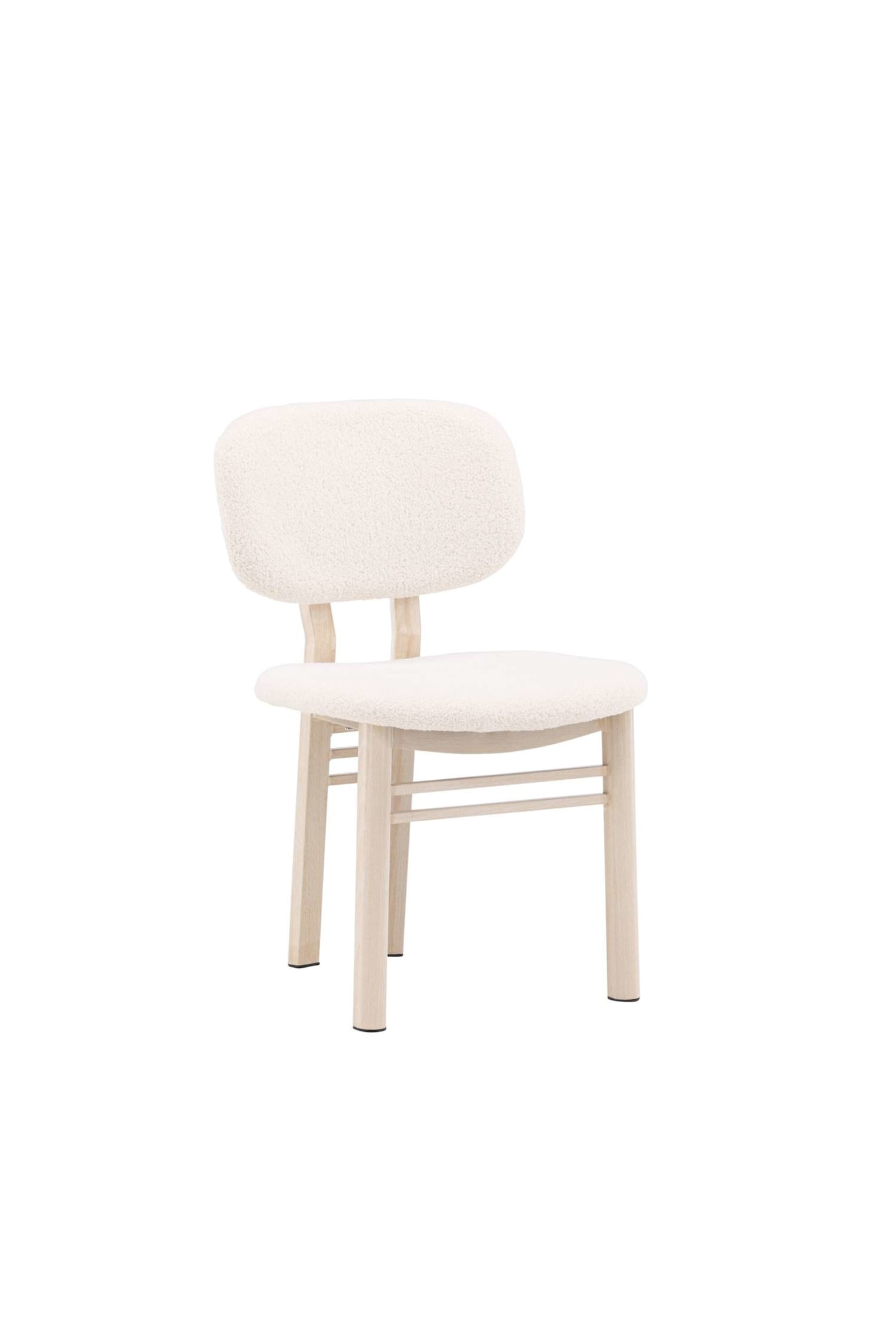 Sia Stol 2-pack - Stål, Vit - 2