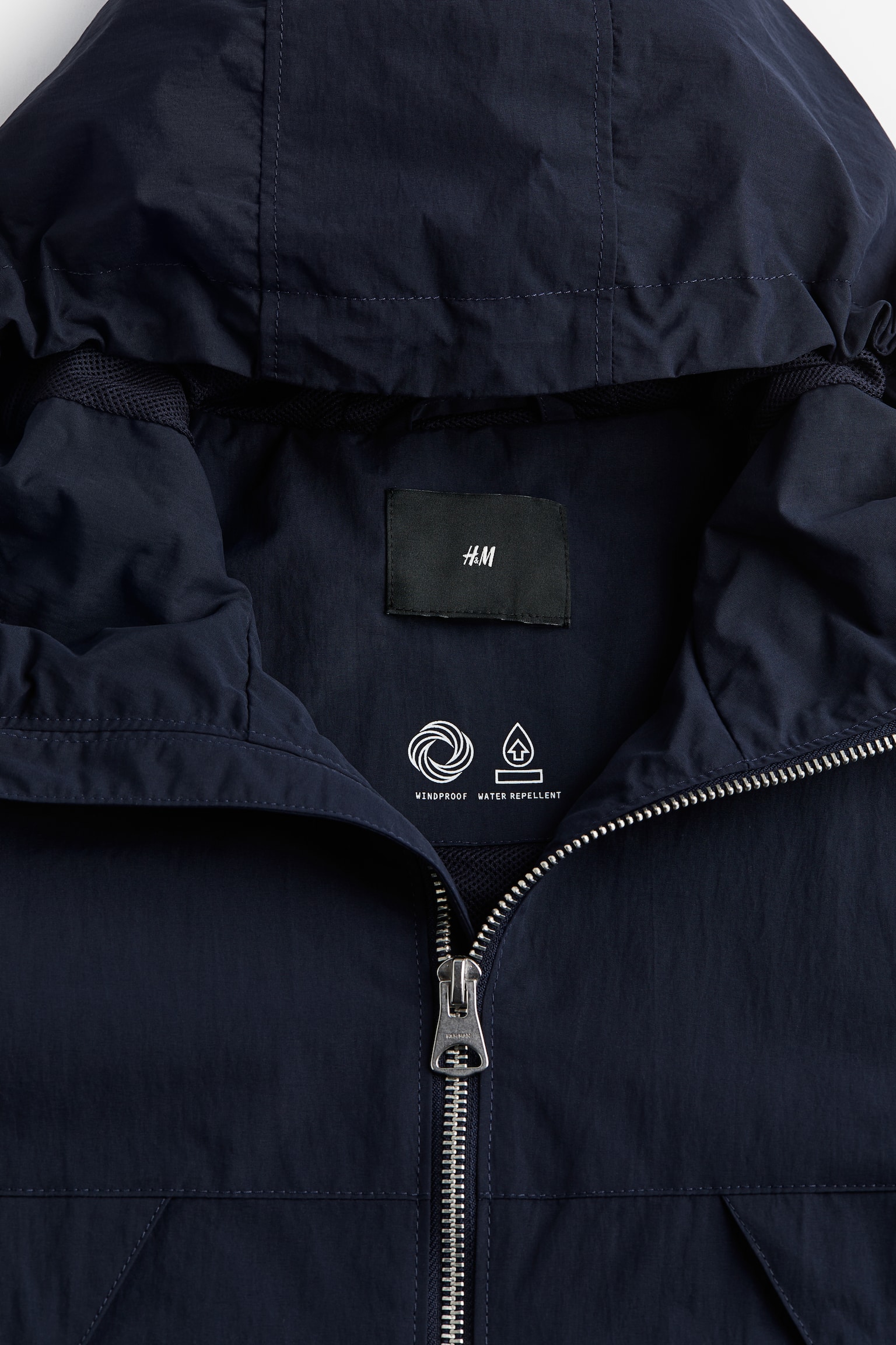 Water-repellent windbreaker - Navy blue - 5