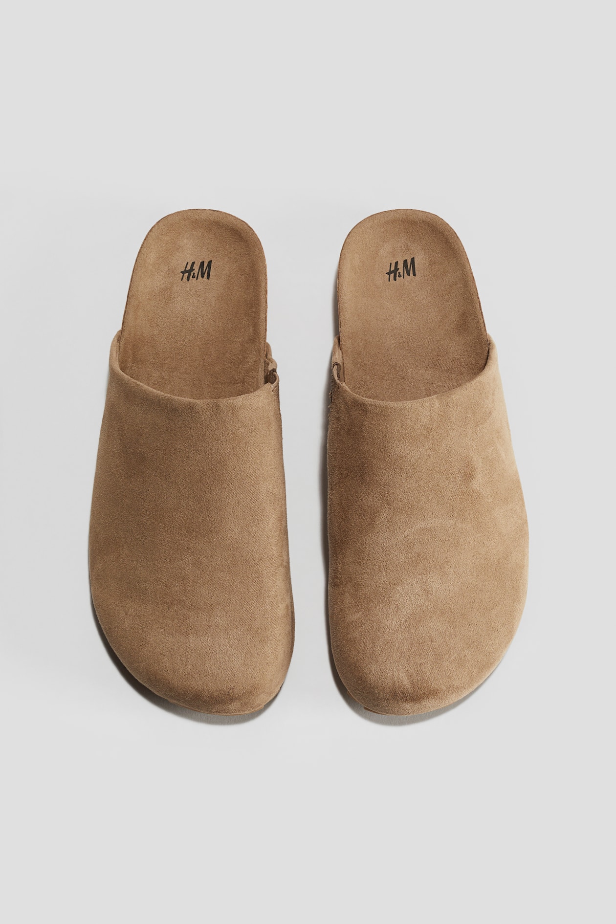 Beige Napped Mules for kids | H&M US