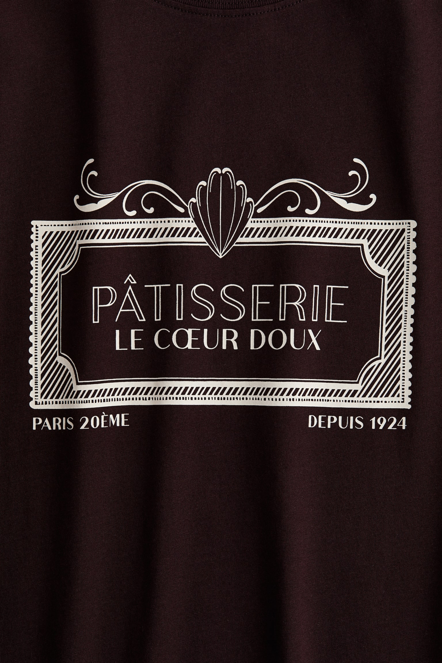 Playera con diseño - Borgoña/Pâtisserie/Beige tenue/Cocoa/Blanco/Gelato - 5