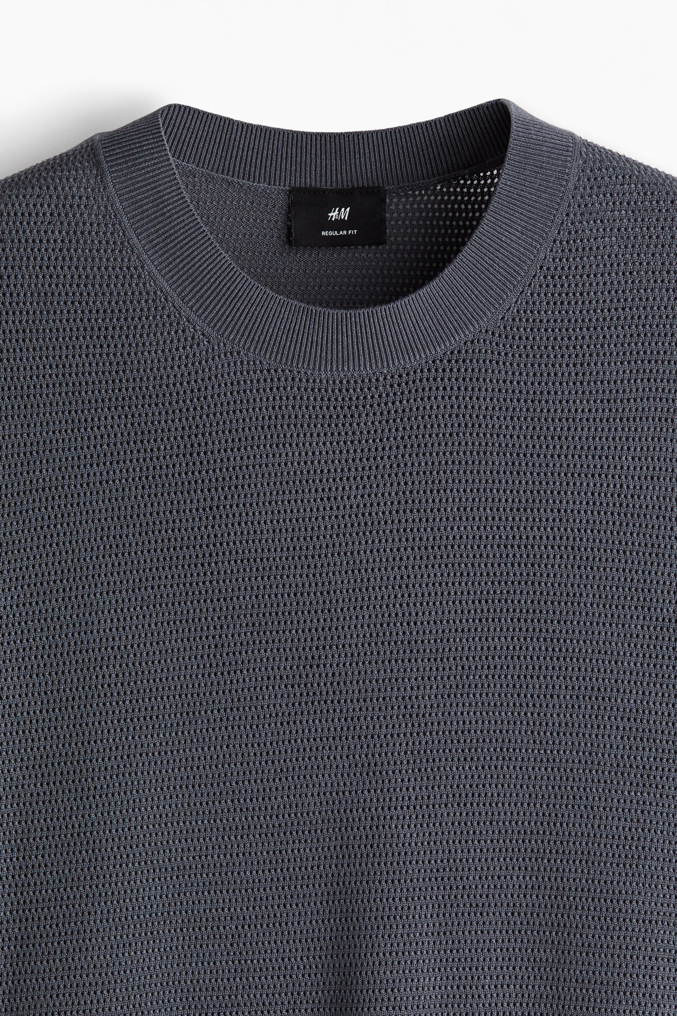 Regular Fit Hole-Knit T-Shirt