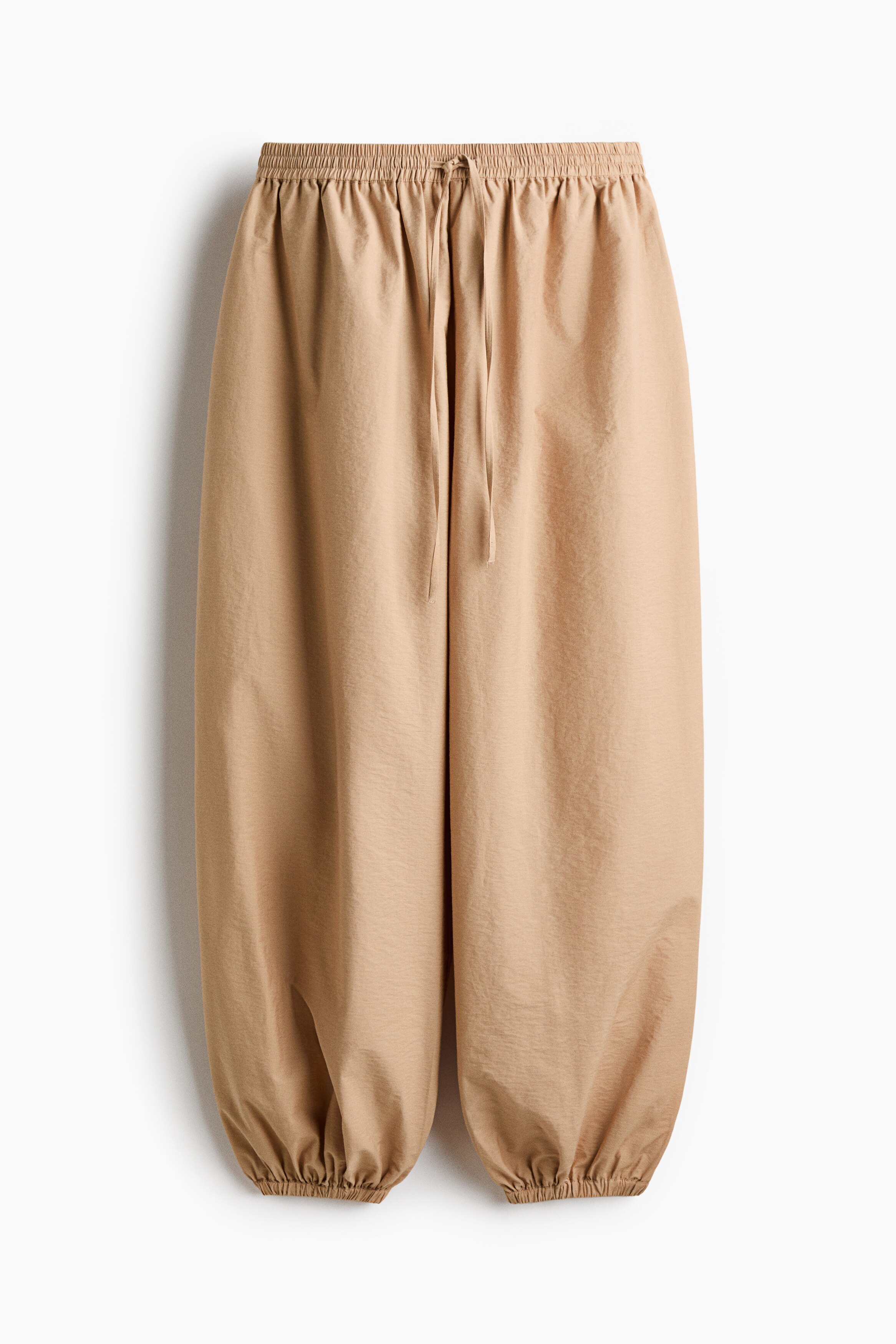 Oversized balloon trousers - Beige