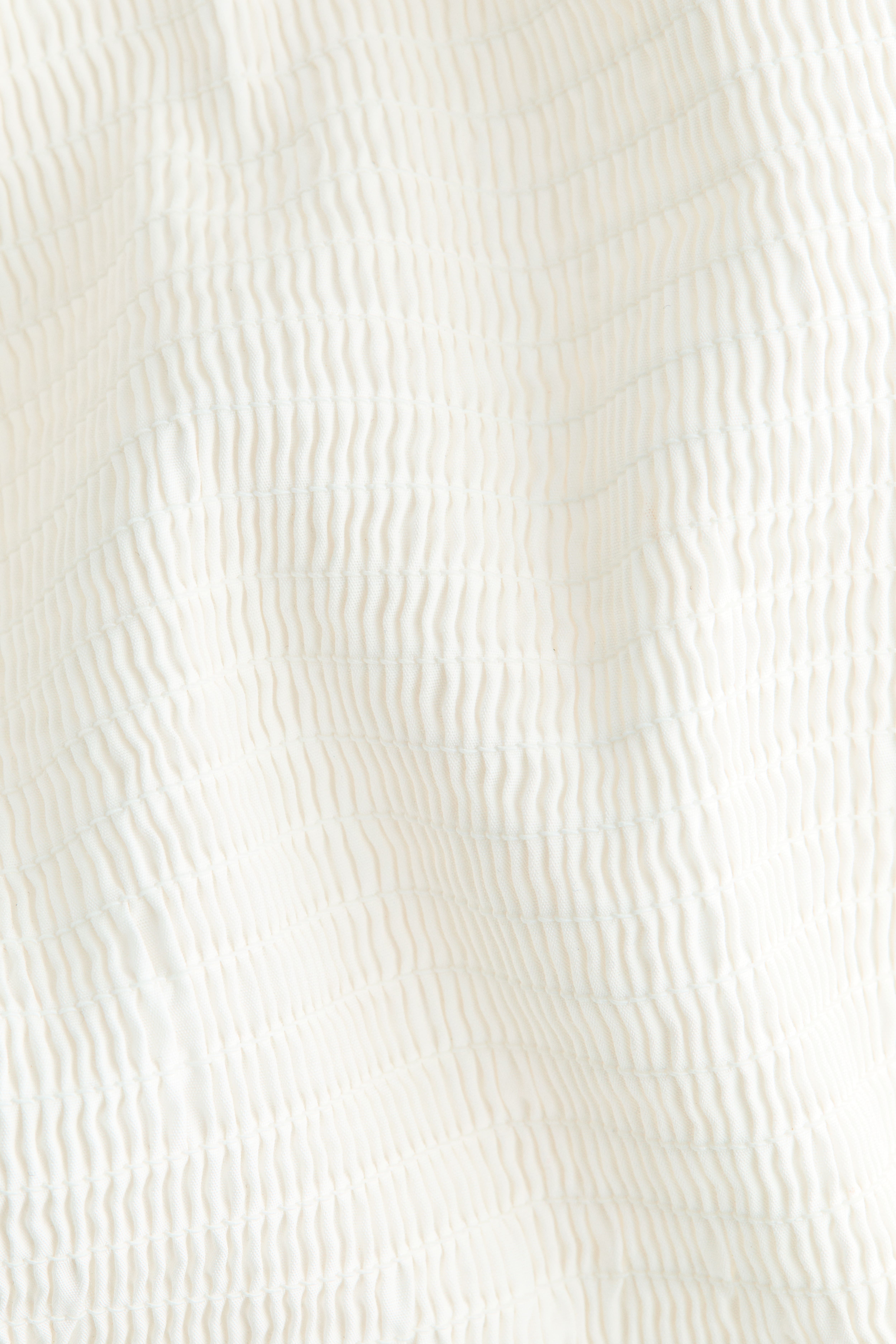 Smocked Off-the-Shoulder Dress
