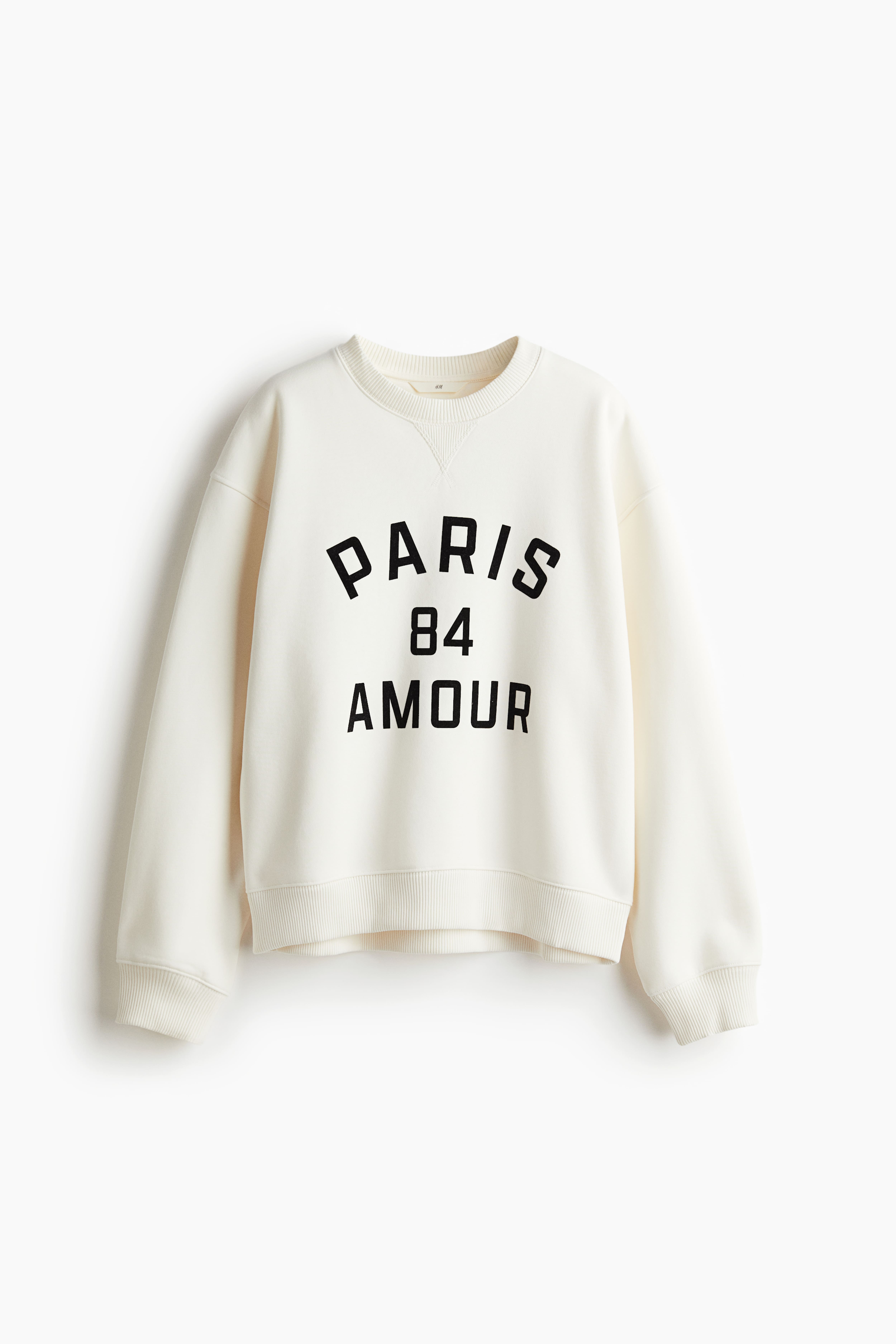 H&m witte hoodie best sale