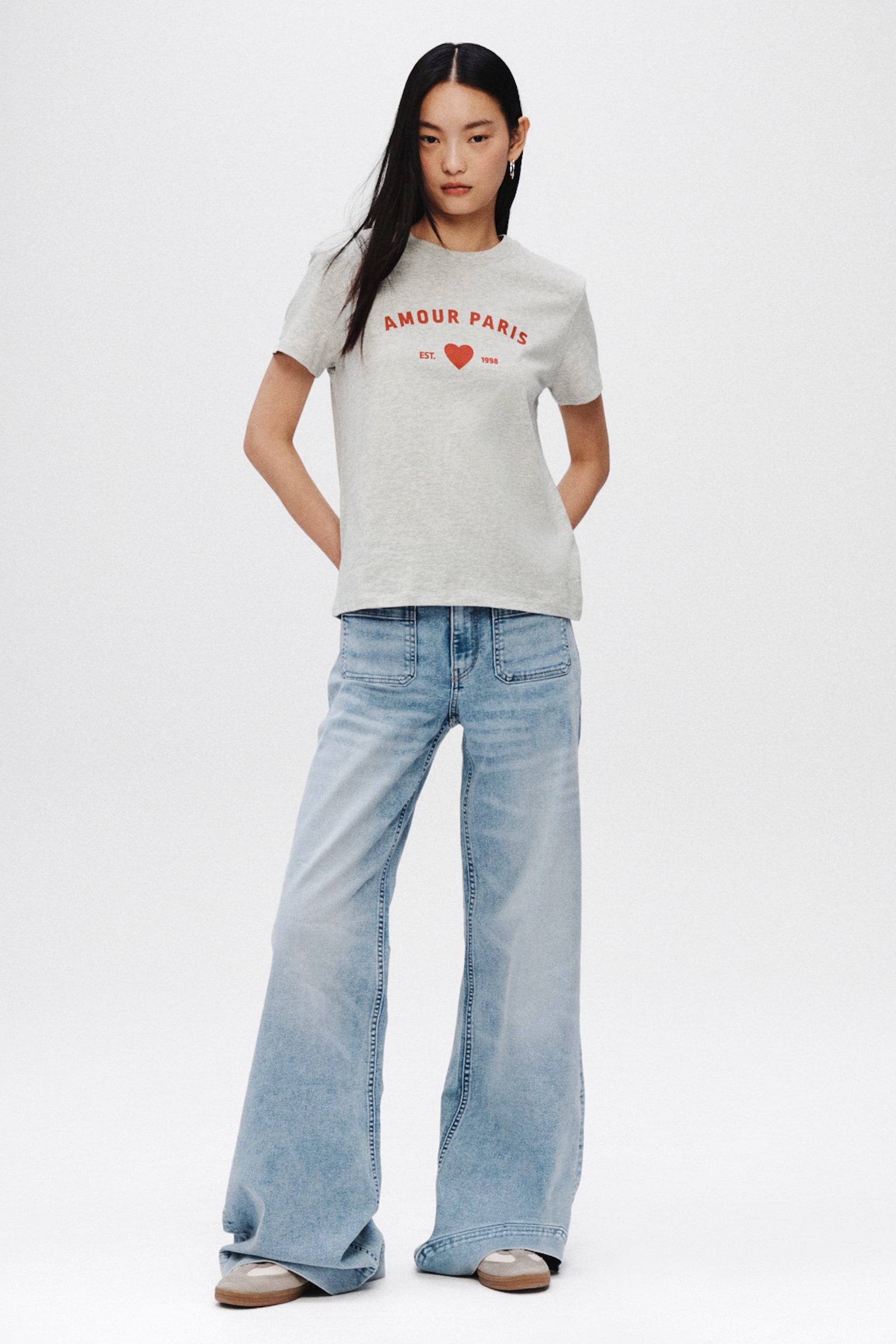 Printed T-shirt - Light grey marl/Amour/Navy blue/Italian Riviera/Cream/Rome/Red/Athletic/White/Flower - 5