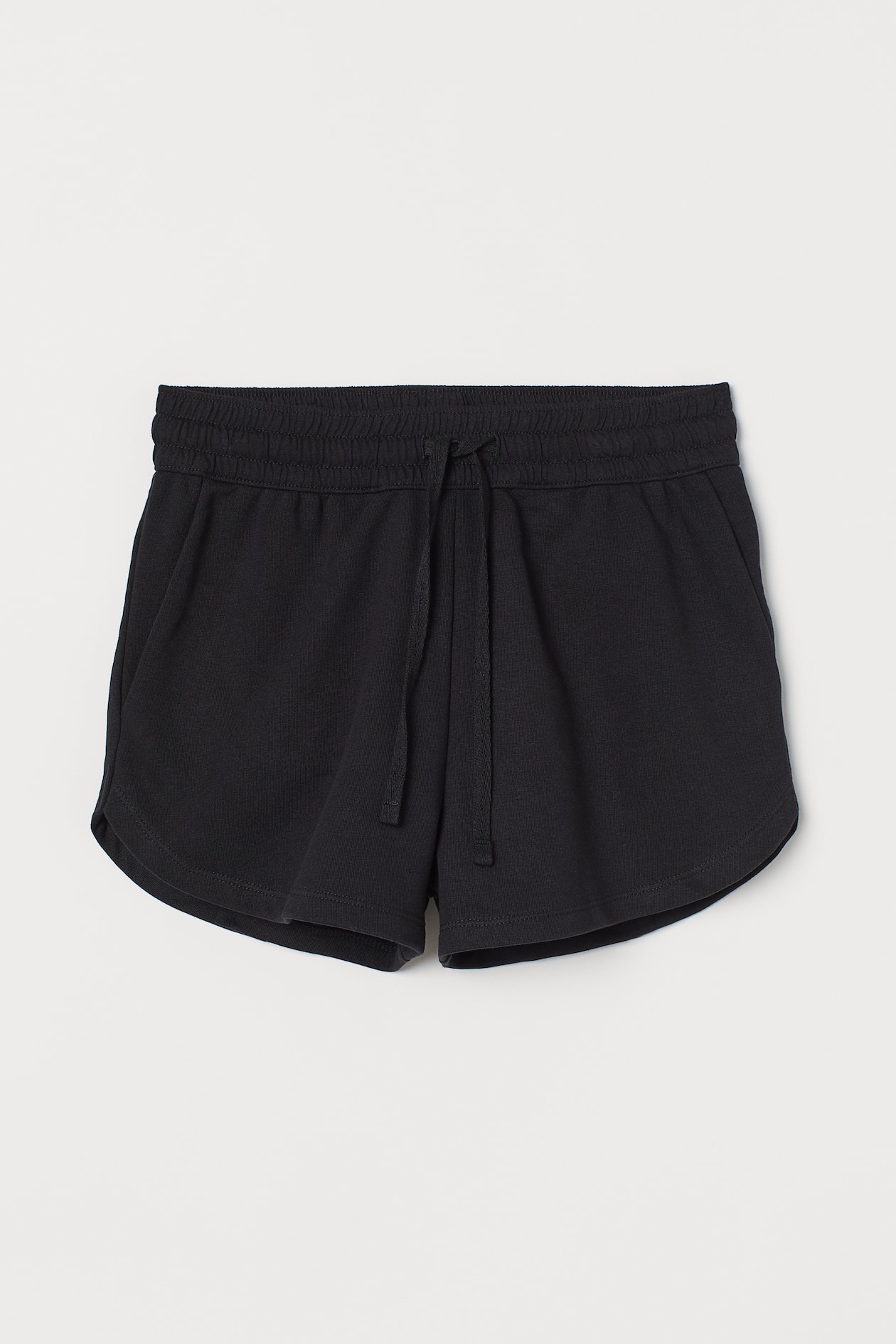 Sweatshorts - Regular waist - Short - Black - Ladies | H&M US