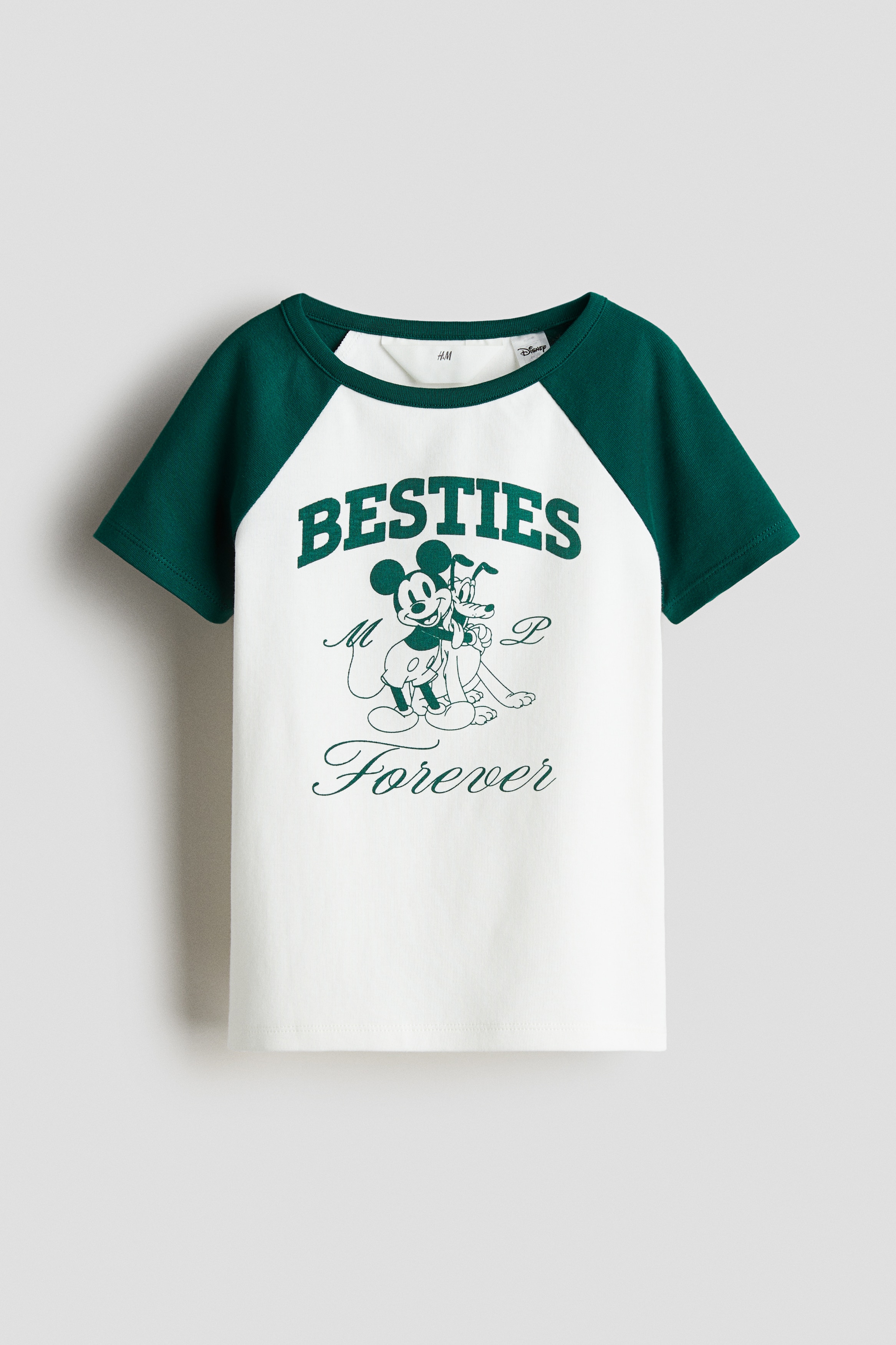 Topp i bomull med trykt motiv - Hvit/Mikke Mus/Mint green/SmileyWorld®/Gul/Pompompurin/Rosa/Hello Kitty/Hvit/Lilo & Stitch