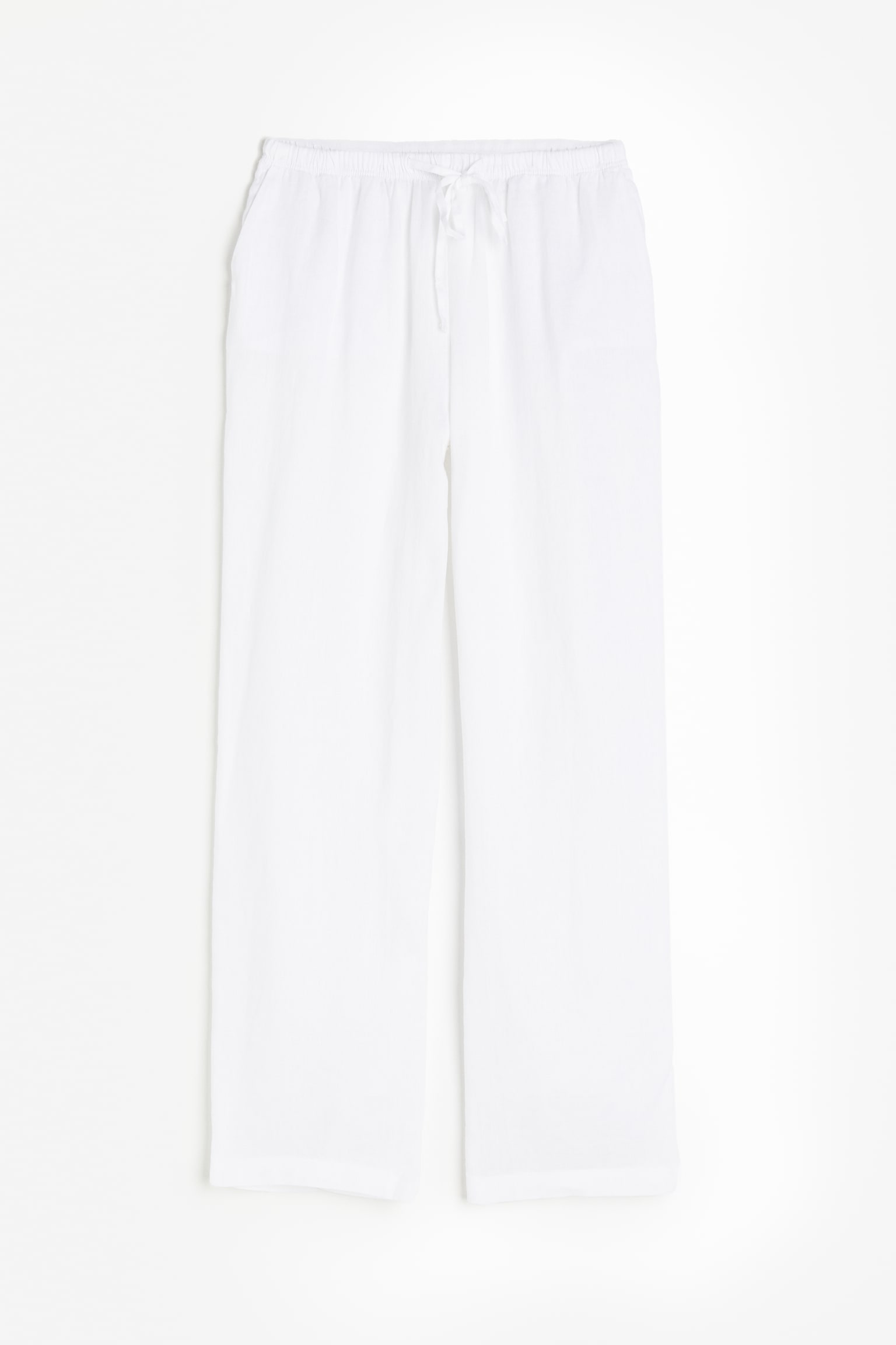 Linen Pants - White/Black/Light beige - 2