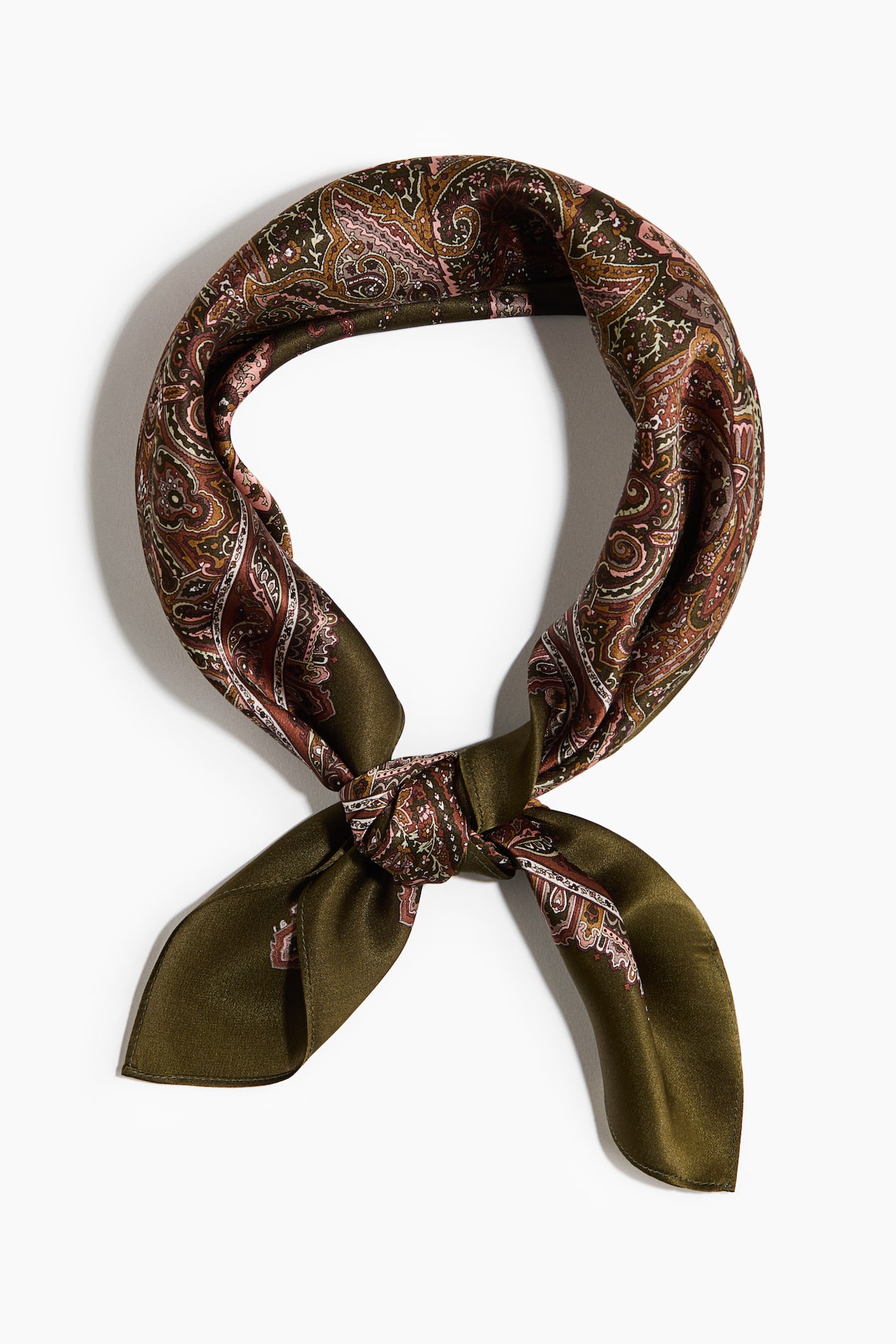 Printed Silk Scarf - image 3