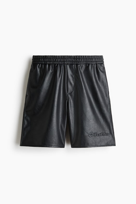 Мужские шорты H&M Relaxed-Fit Coated Shorts