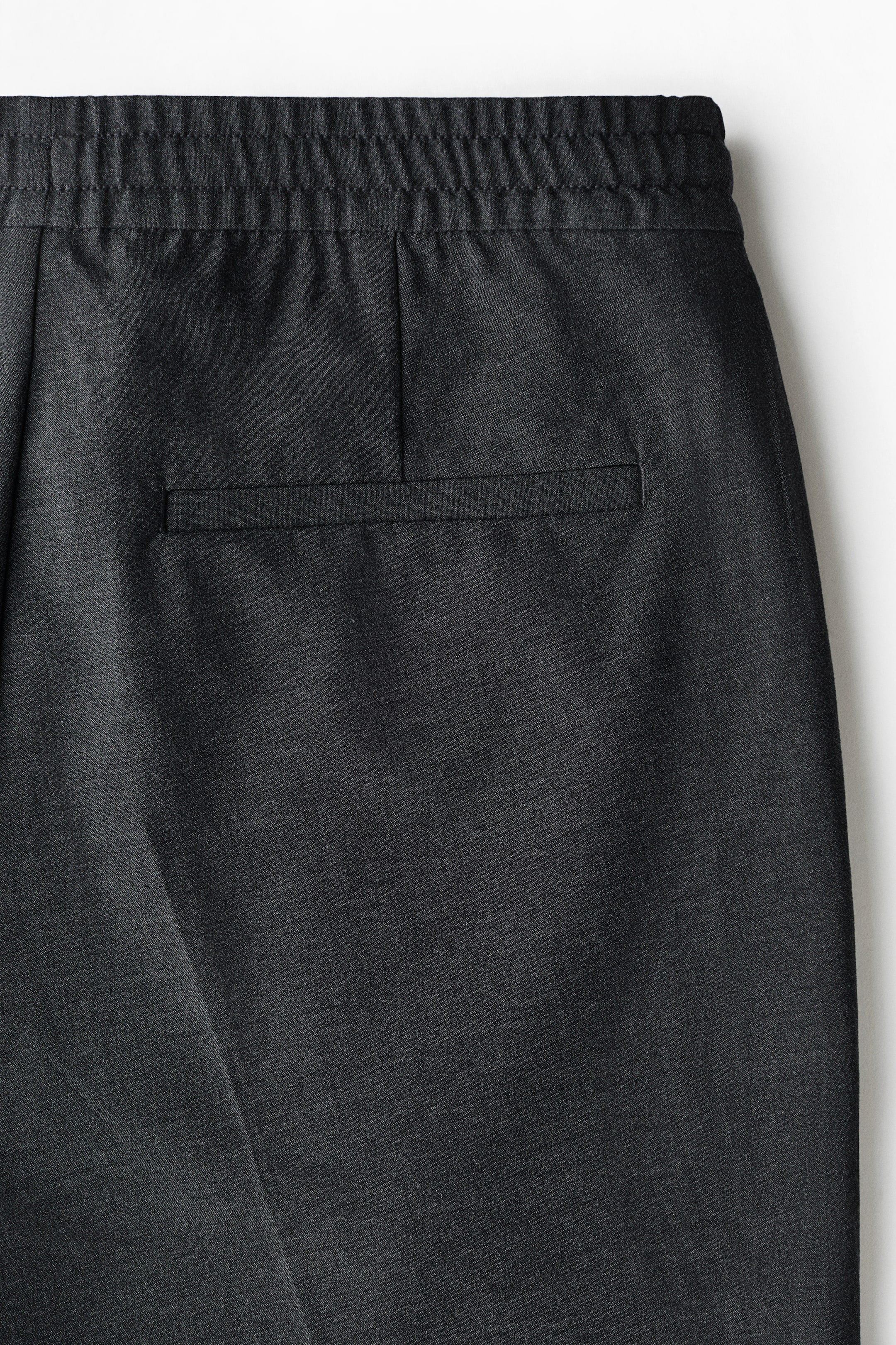 View larger image: Slim-Fit Dressy Joggers - Dark gray - Men | H&M CA 8