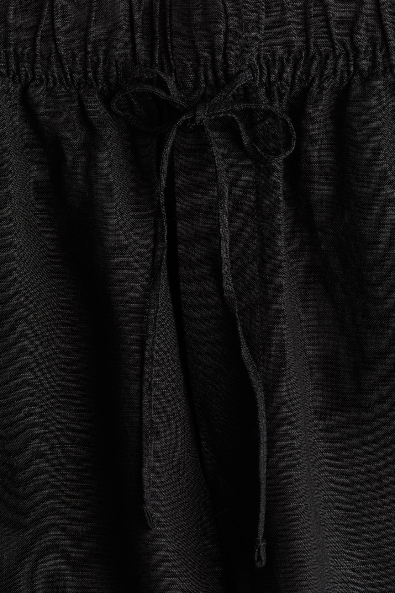Linen-Blend Drawstring Pants - image 3