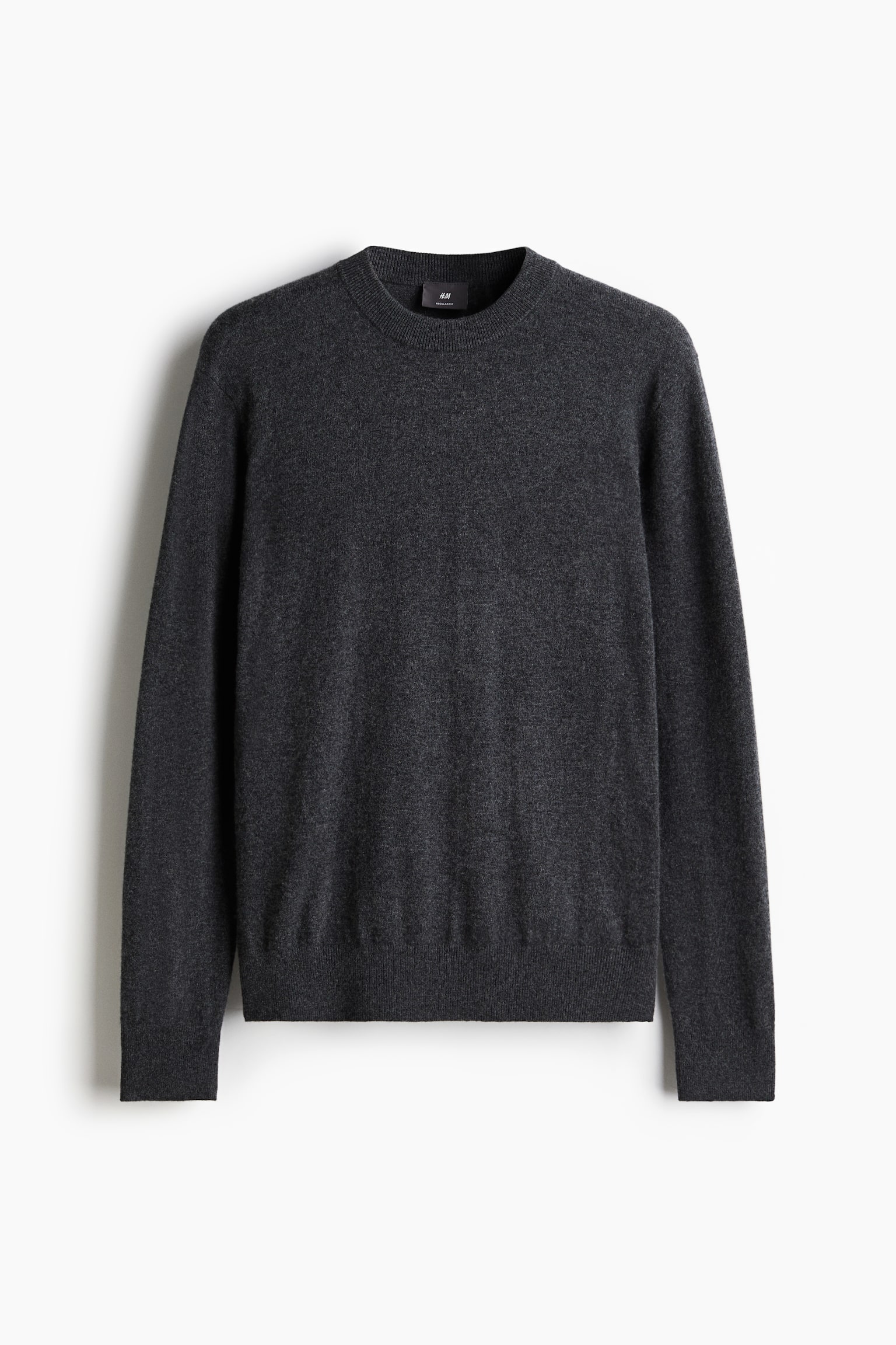 Regular Fit Cashmere jumper - ダークグレー/ブラック/ネイビーブルー/ホワイト - 2