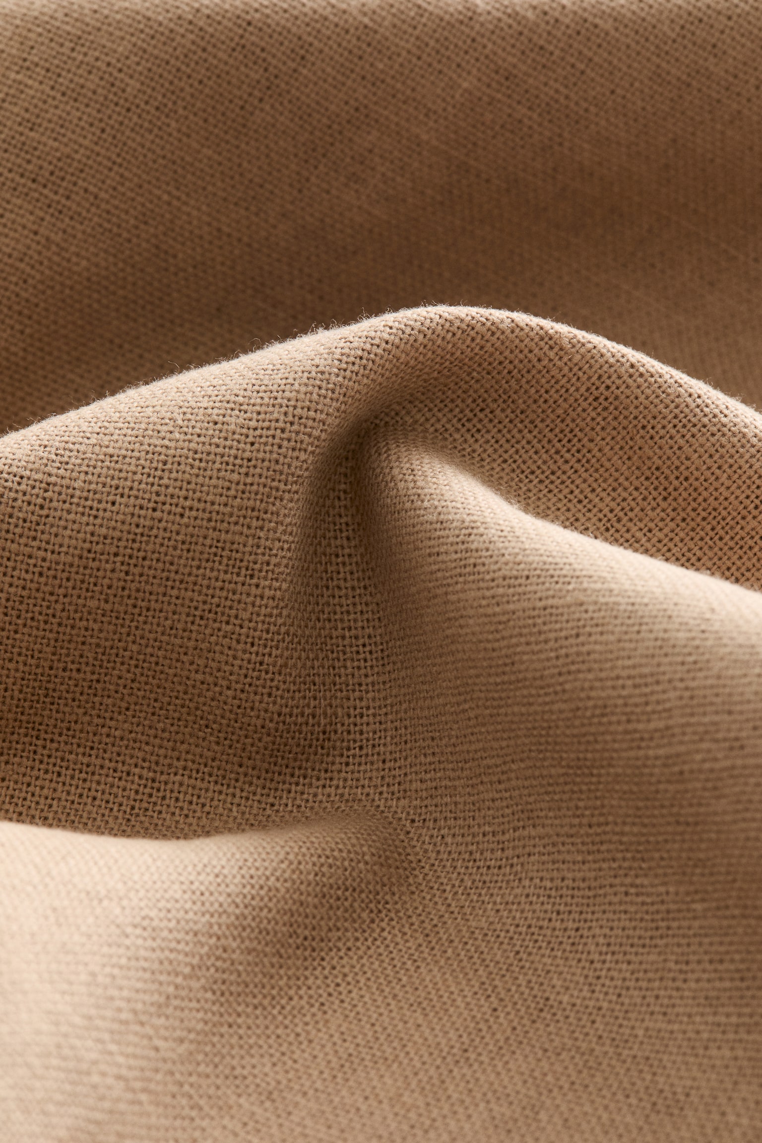 Linen-blend cushion cover - Light brown/Dark khaki green/White/Light dusty blue/Light dusty pink/Beige/Mole/Light yellow/Dark brown - 3