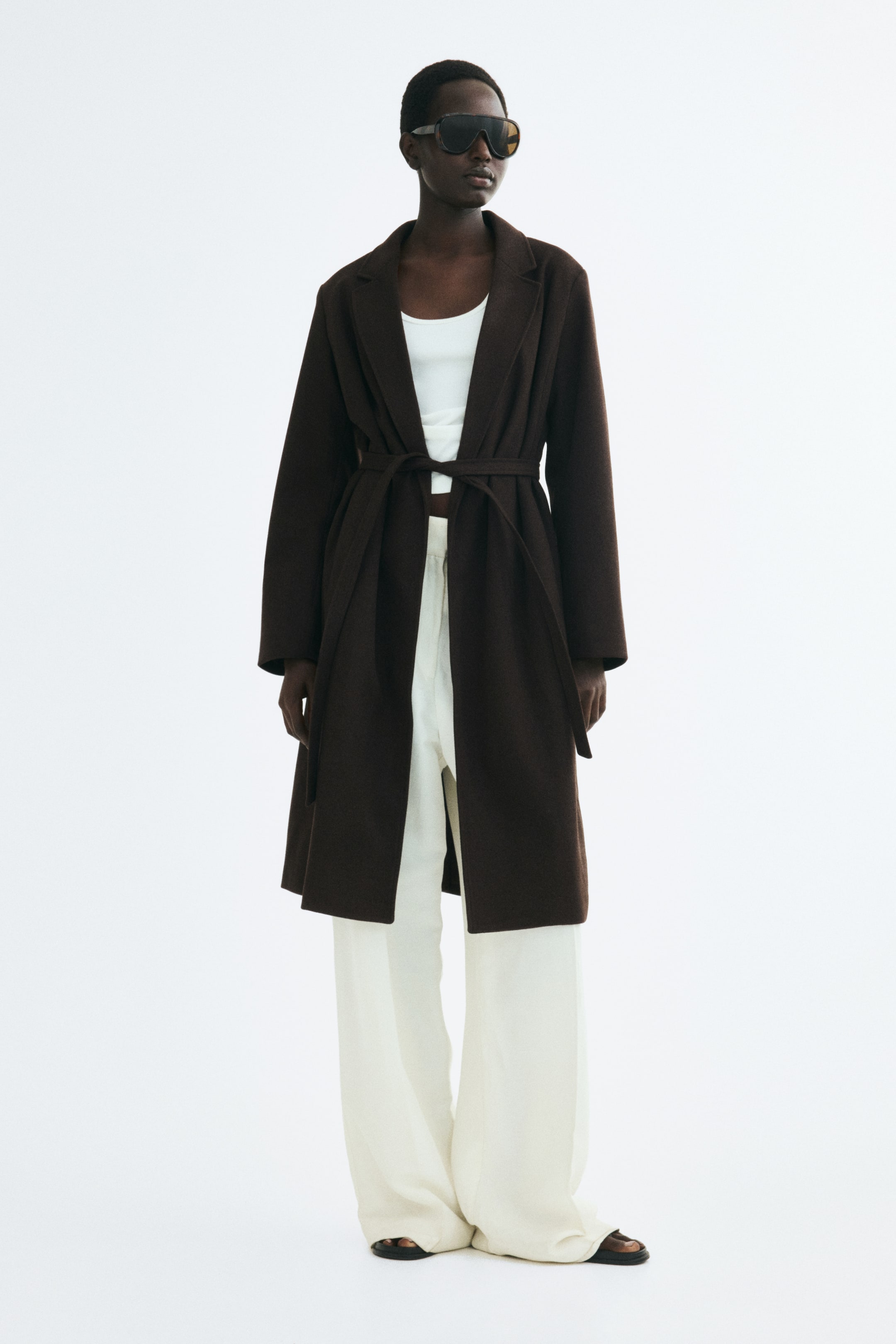 Tie-Belt Coat