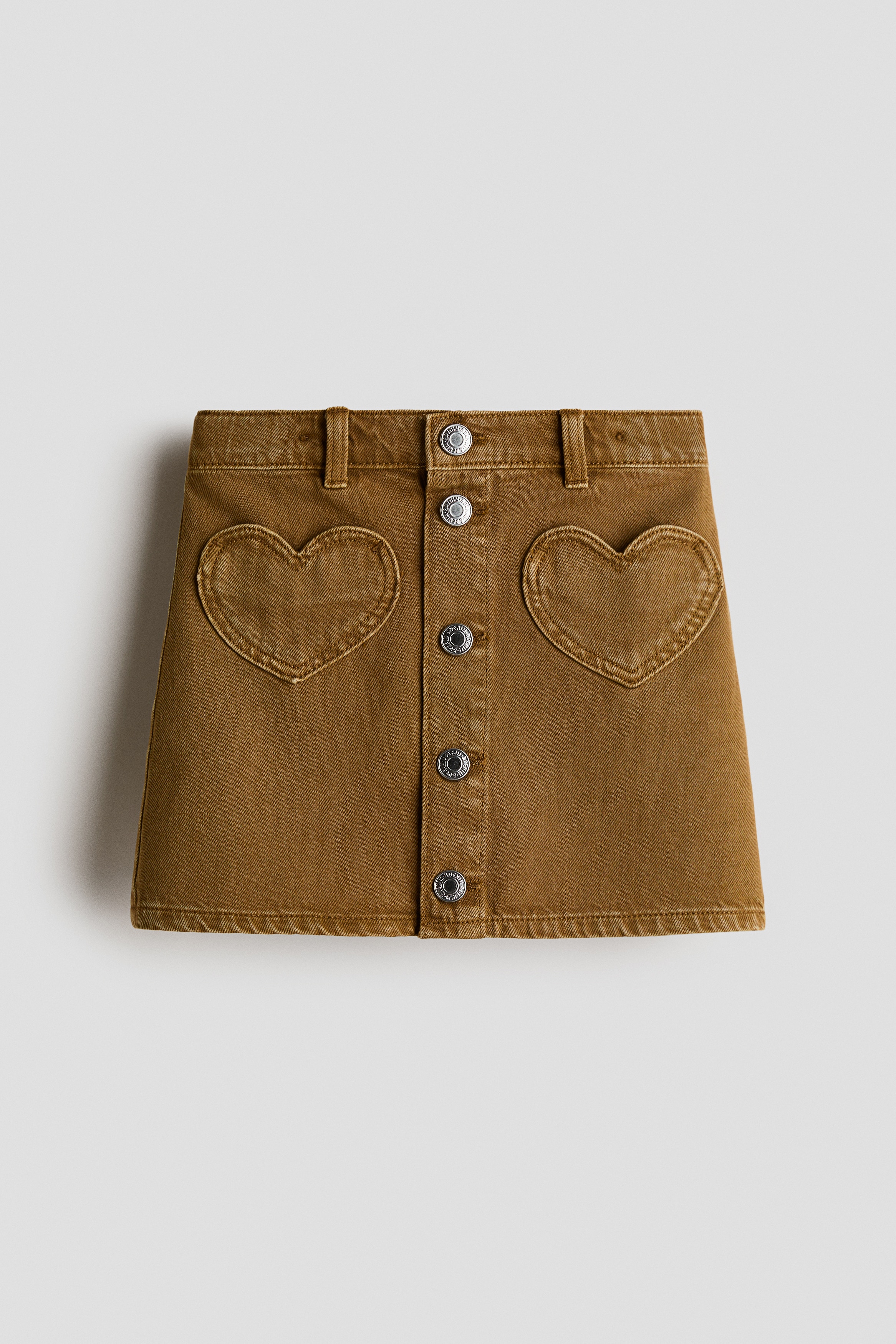 Heart Pocket Twill SkirtModel