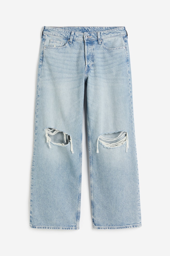 Curvy Fit Baggy Low Jeans - Blu denim chiaro/Blu denim chiaro/Bianco/Beige/dc - 2
