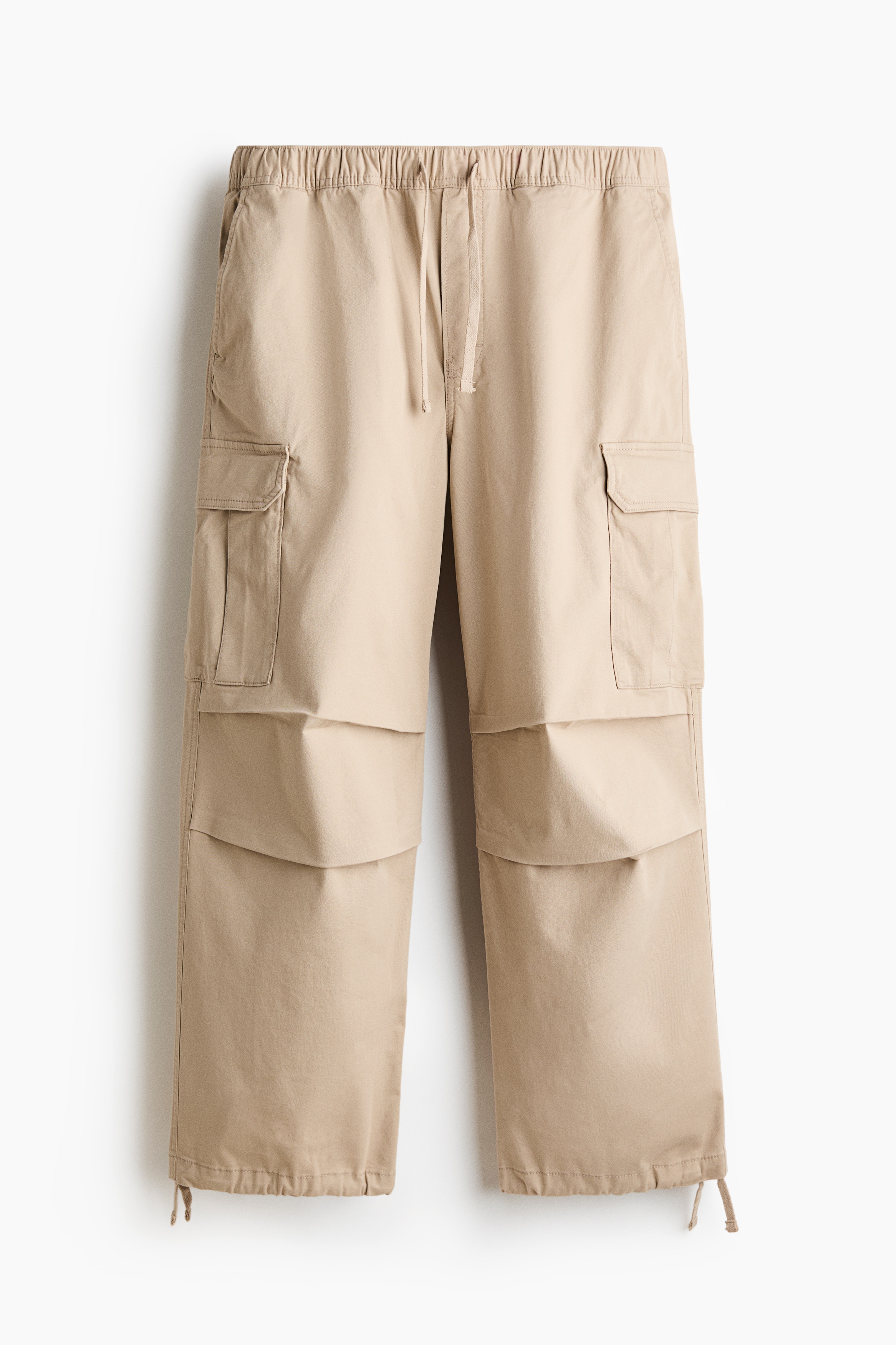 Loose Fit Cargo trousers - Light beige/Dark mole/Black