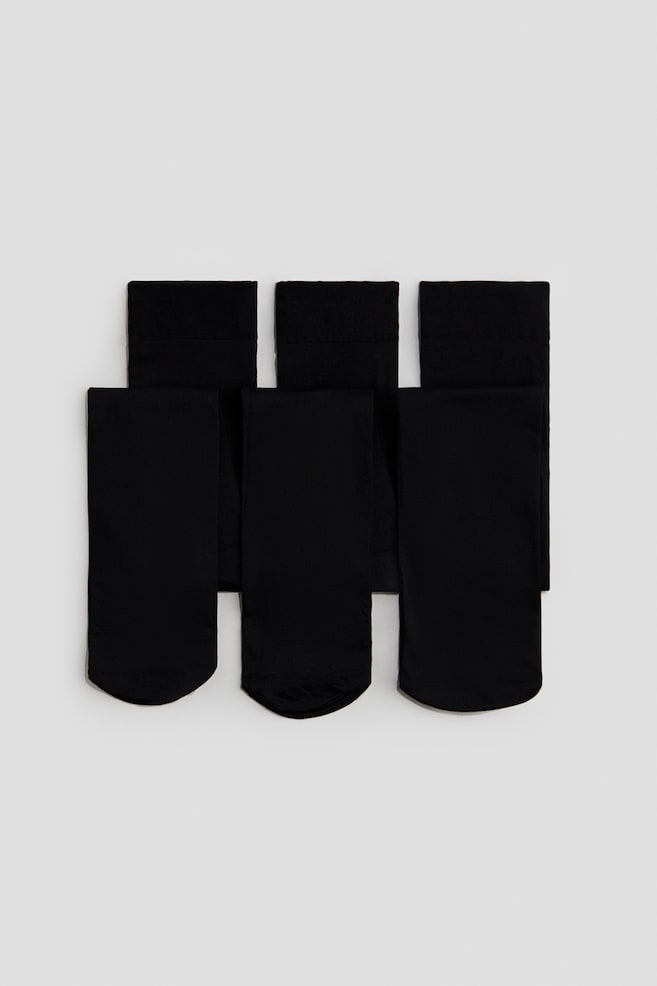 3er-Pack Strumpfhosen - Schwarz - 1