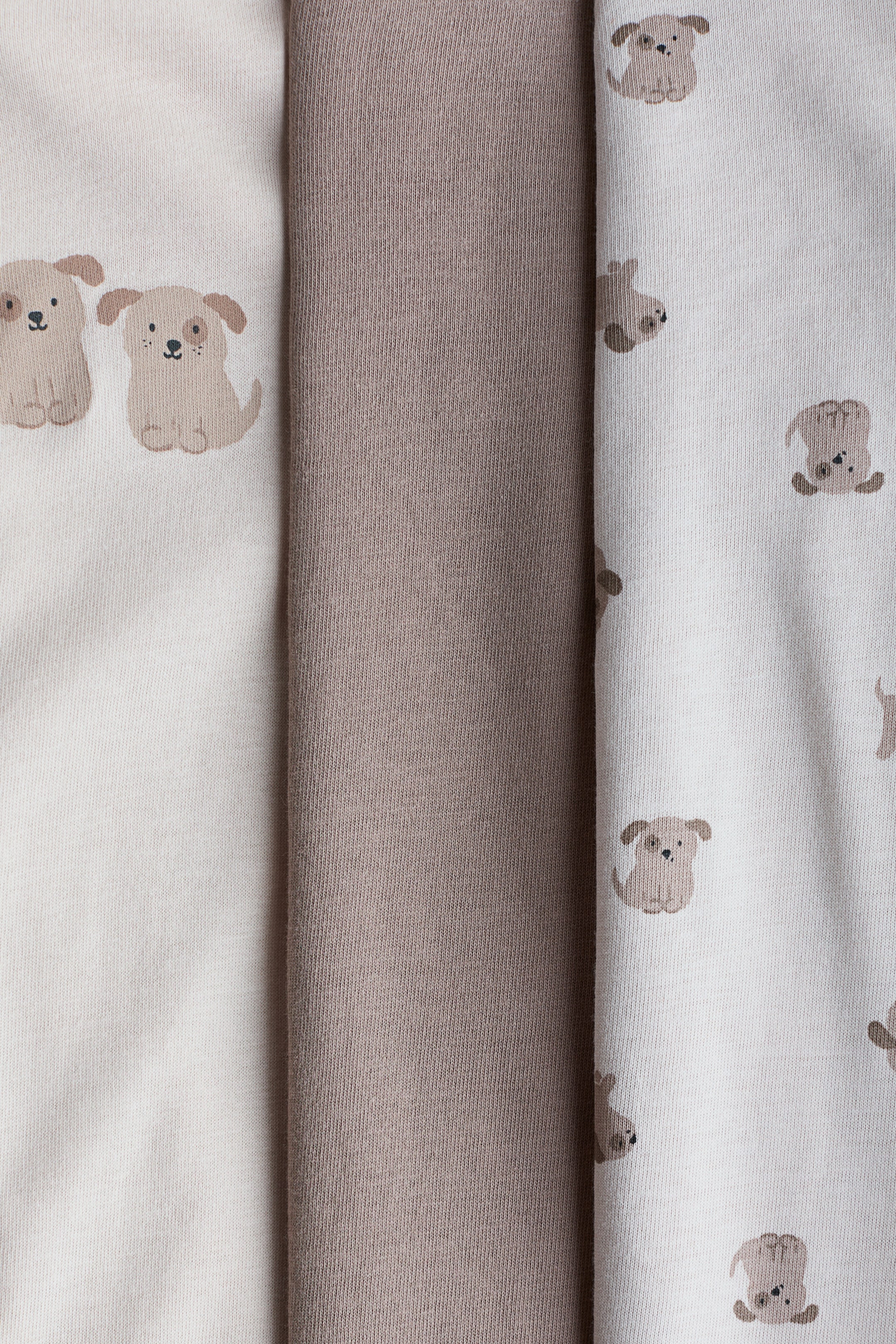 3-pack Pajama Jumpsuits with Zipper