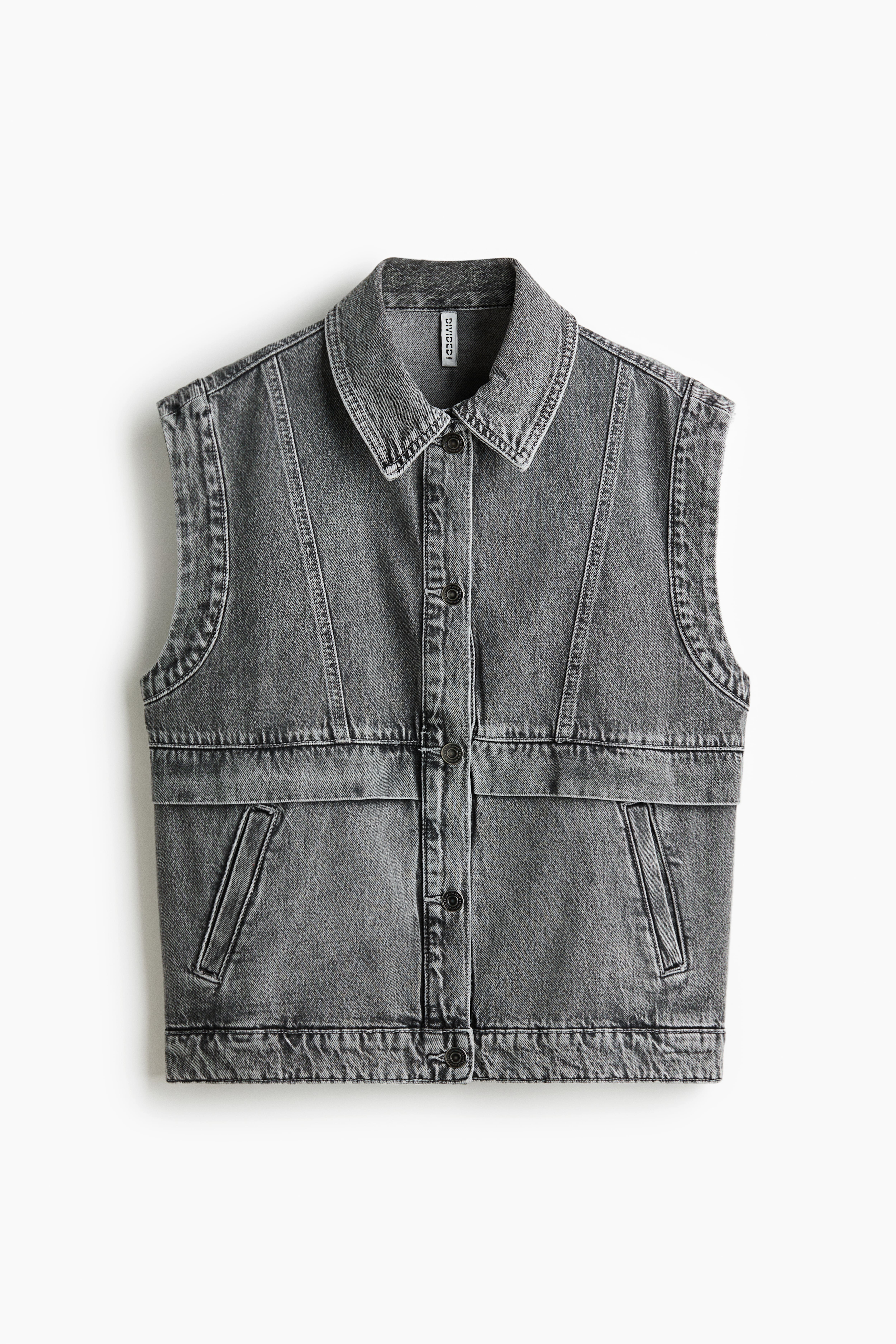 Oversized Denim Vest