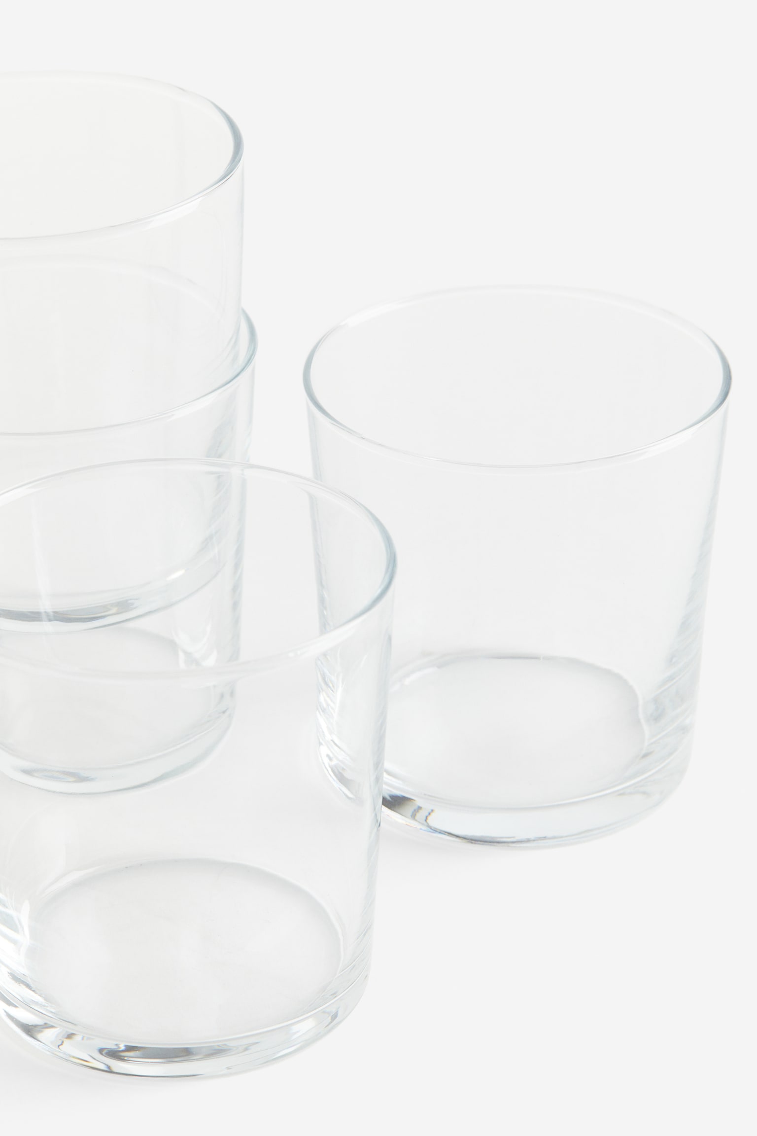 4-pack glass tumblers - Transparent - 2