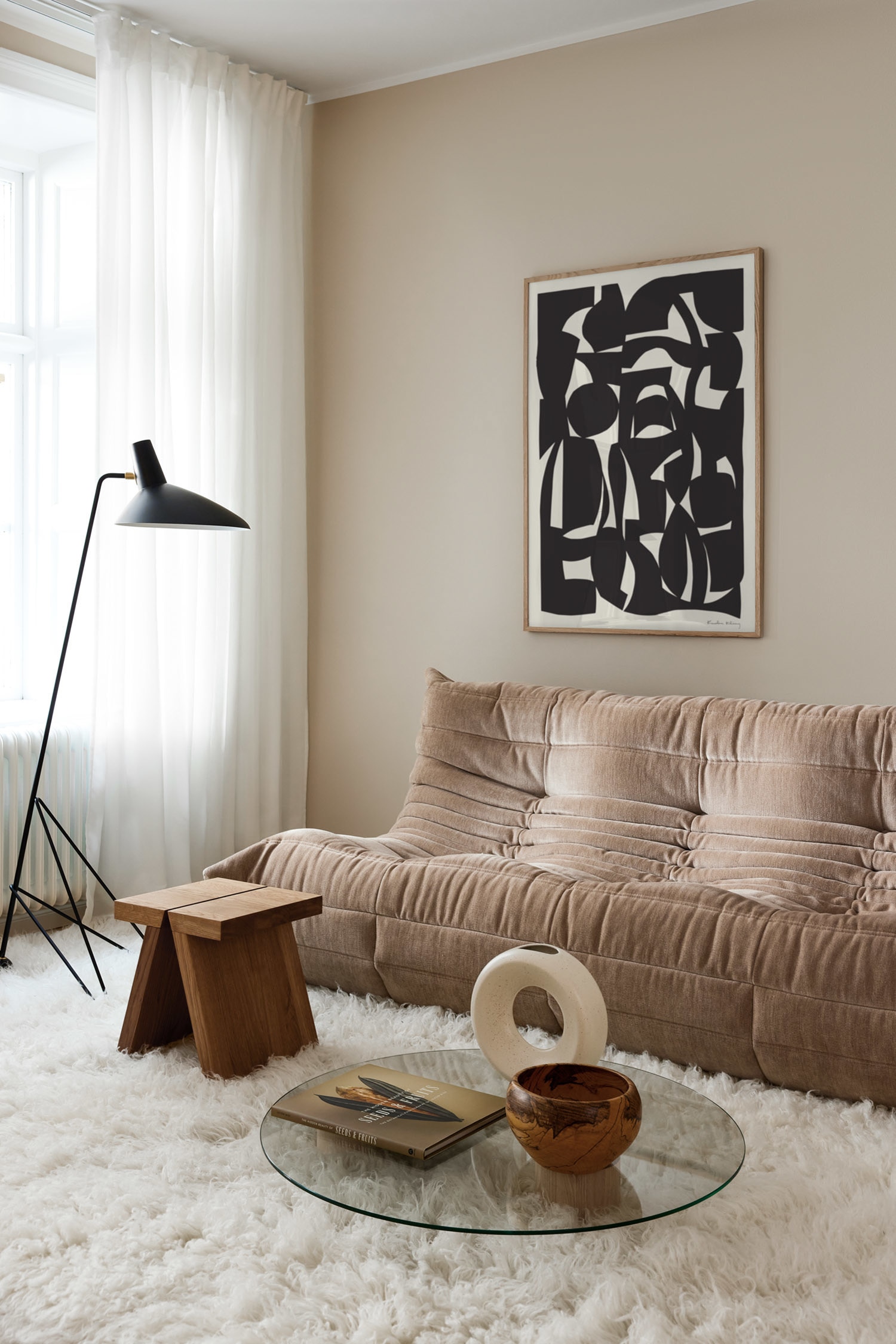 Shape Black Juliste - Musta