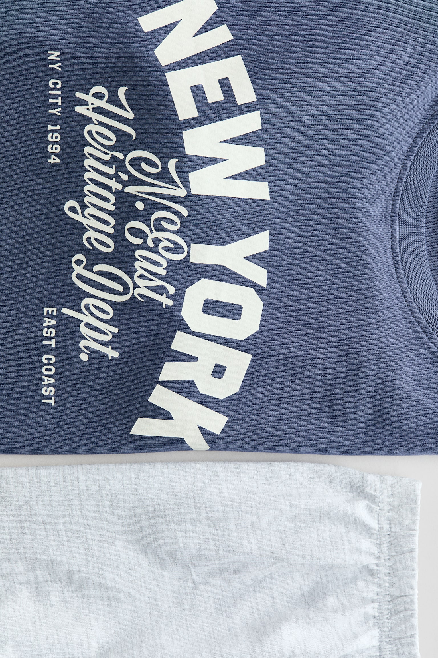 Cotton jersey pyjamas - Dusty blue/New York/White/Basketball player/White/Game controllers/White/Cali Days - 2