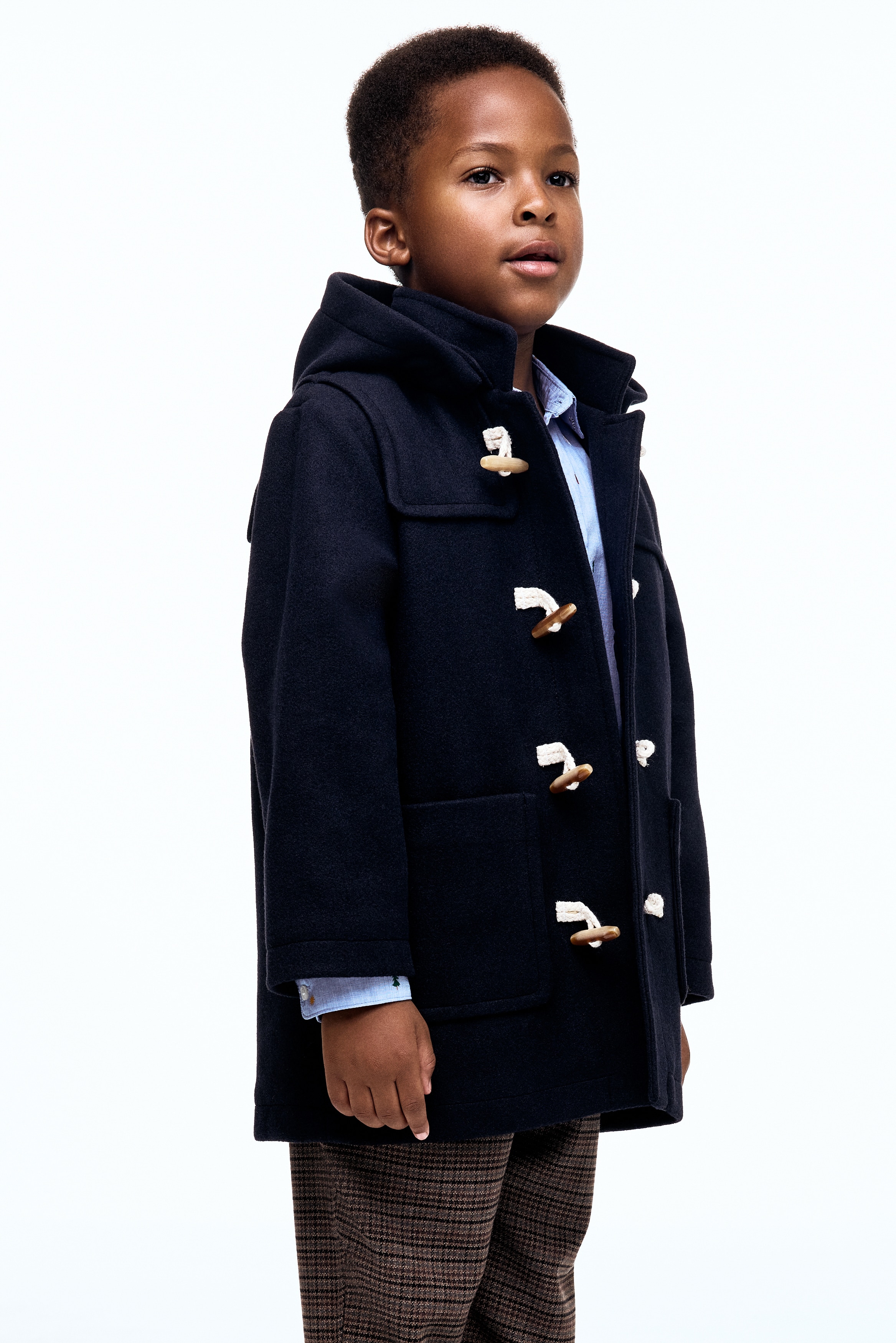 【本日限定】clane over maxi duffle coat navy 松本恵奈のMUST BUY- 11月4日（金）発売の”OVER MAXI DUFFLE