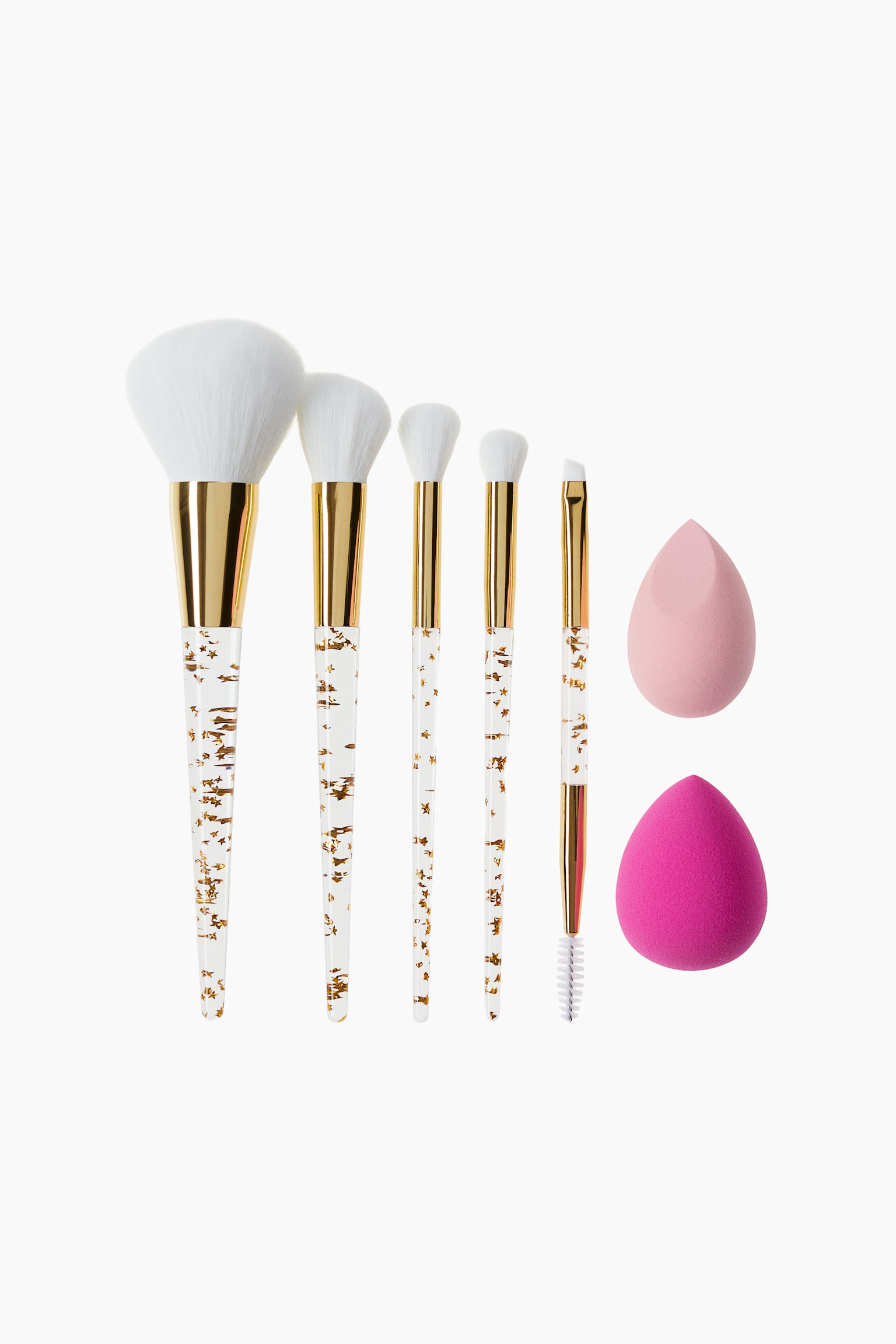 Make-up brush kit - Gold-coloured - 3