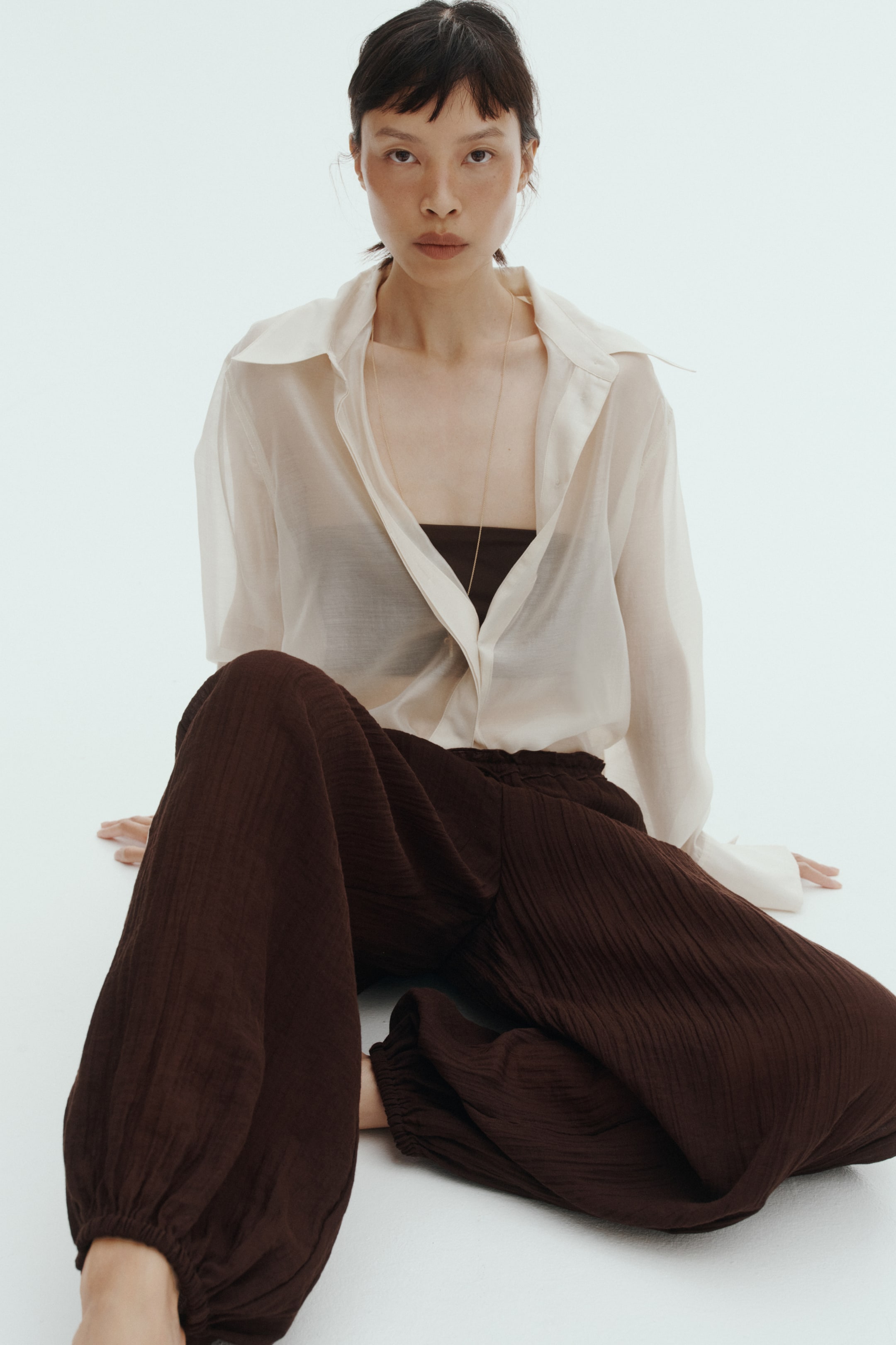 Pantalon à cordon avec jambes ballon